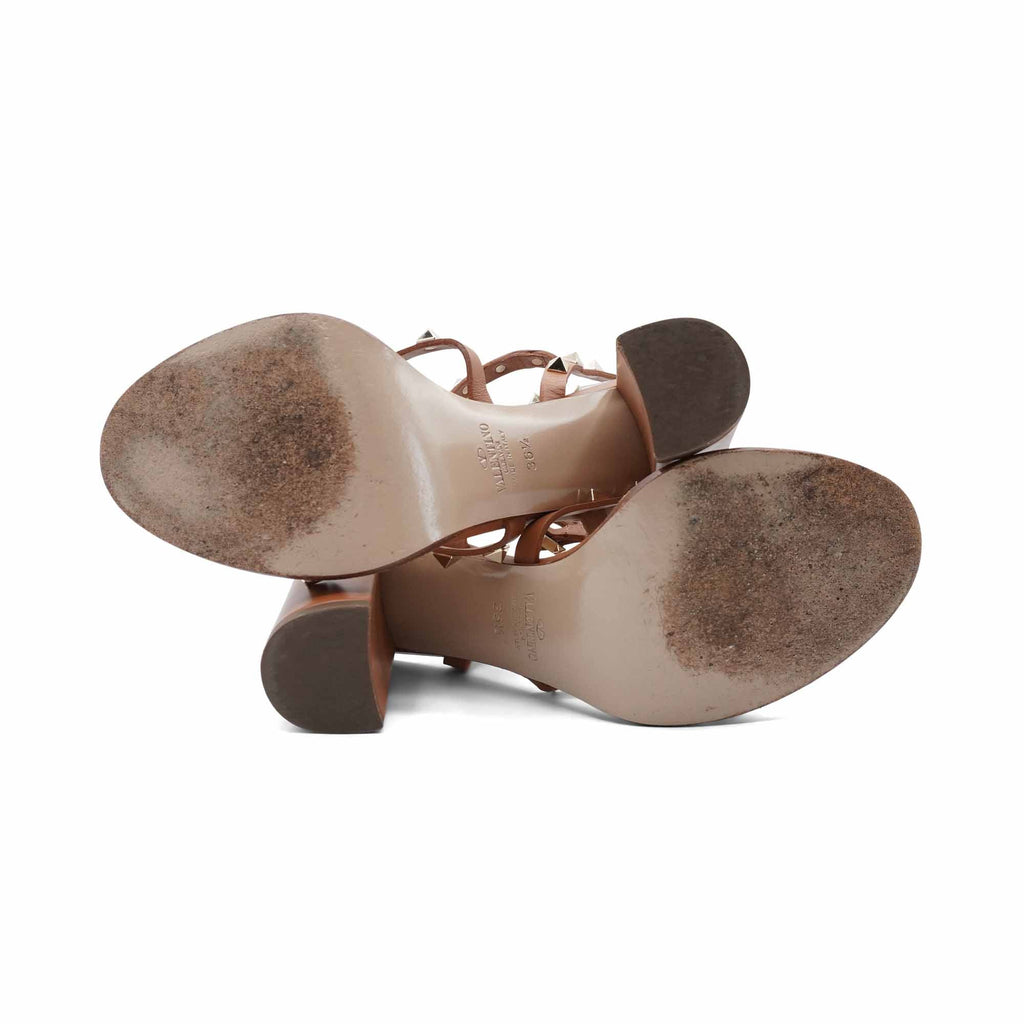 Valentino 'Rockstud' Cage Sandals - Women's 36.5
