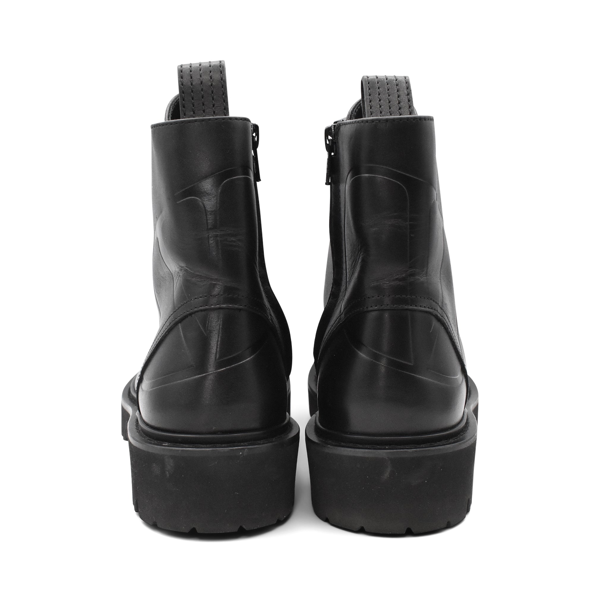 Valentino 'V Logo' Combat Boots - Women's 37