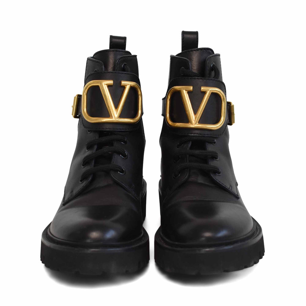 Valentino 'V-Logo Signature' Boots - Women's 36