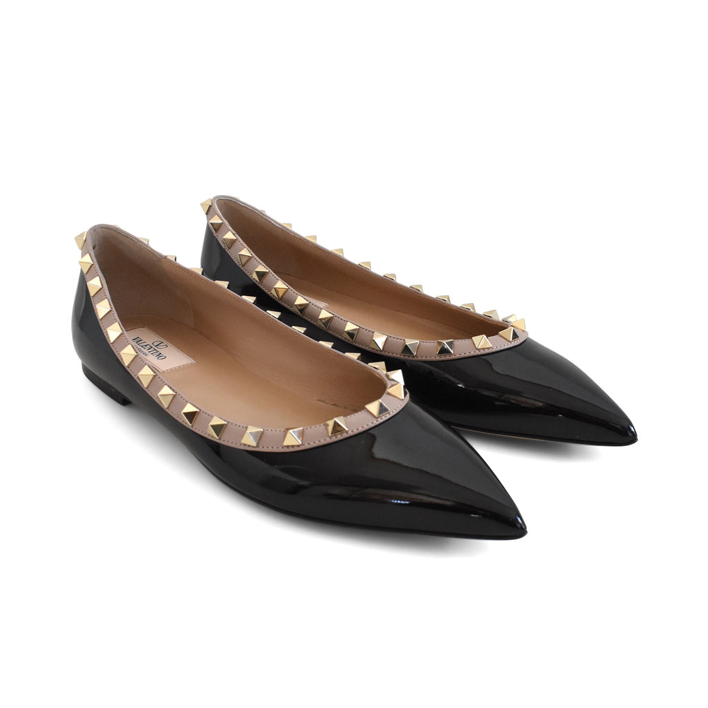 Valentino 'Rockstud' Flats - Women's 39