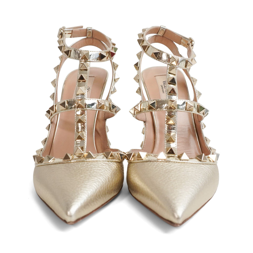 Valentino Garavani 'Rockstud Caged Pumps' - Women's 38.5