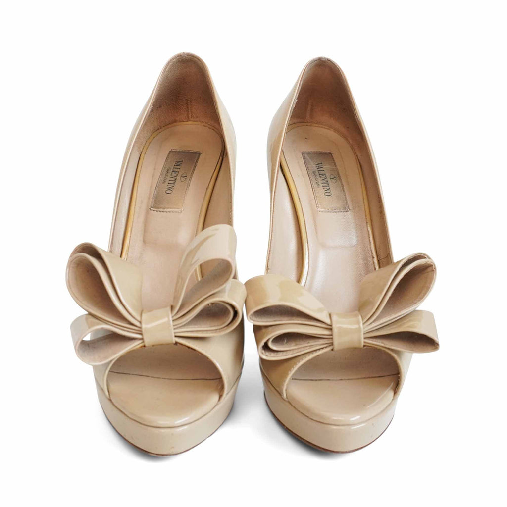 Valentino 'Bow' Platform Heels - Women's 38