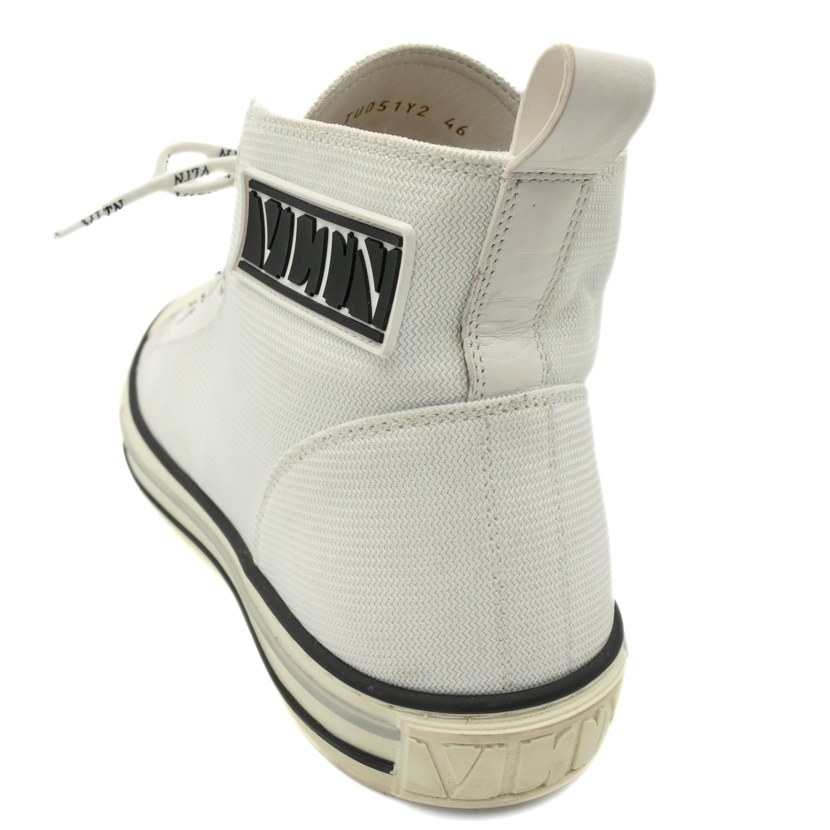 Valentino Logo High-Top Sneakers - Men's 46