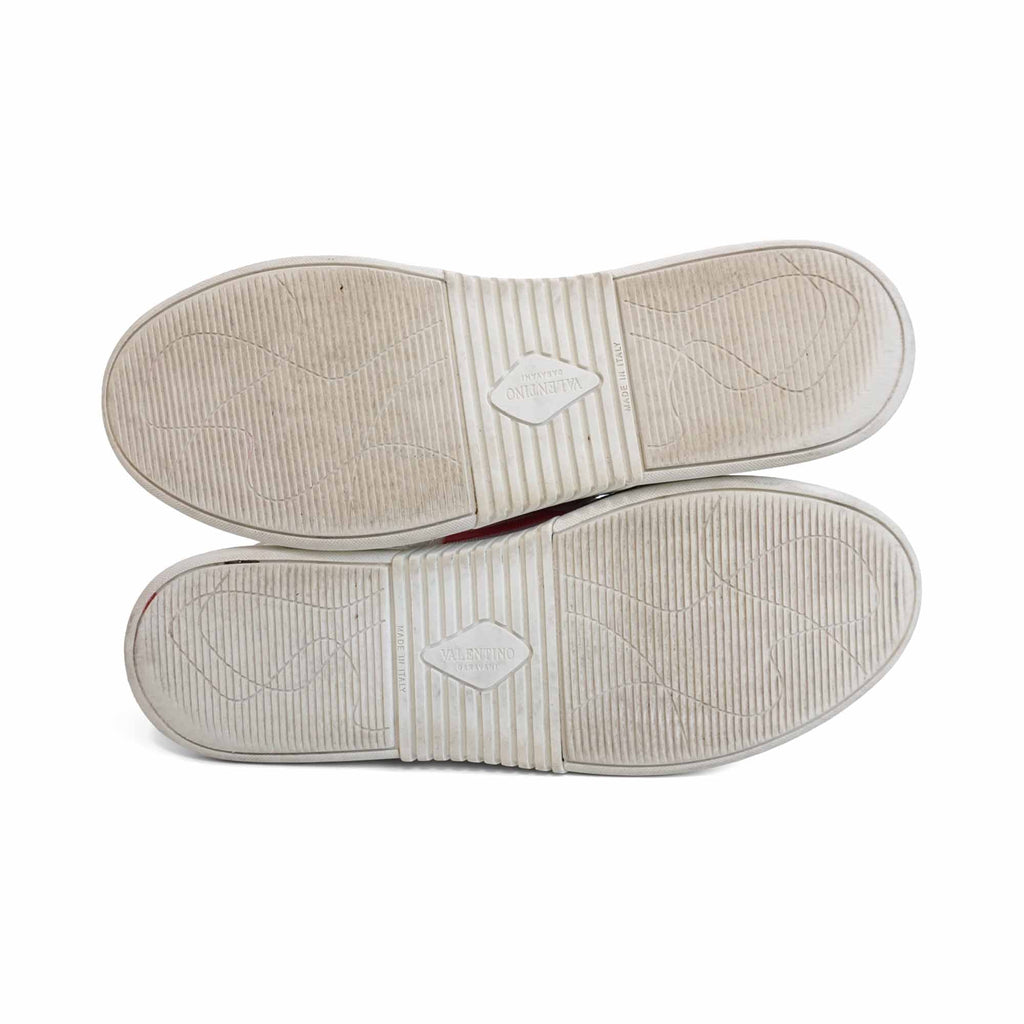 Valentino 'White Ice Red' Sneakers - Men's 44