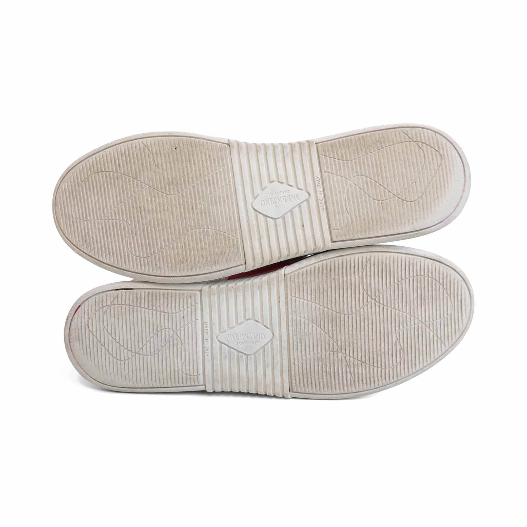 Valentino 'White Ice Red' Sneakers - Men's 44