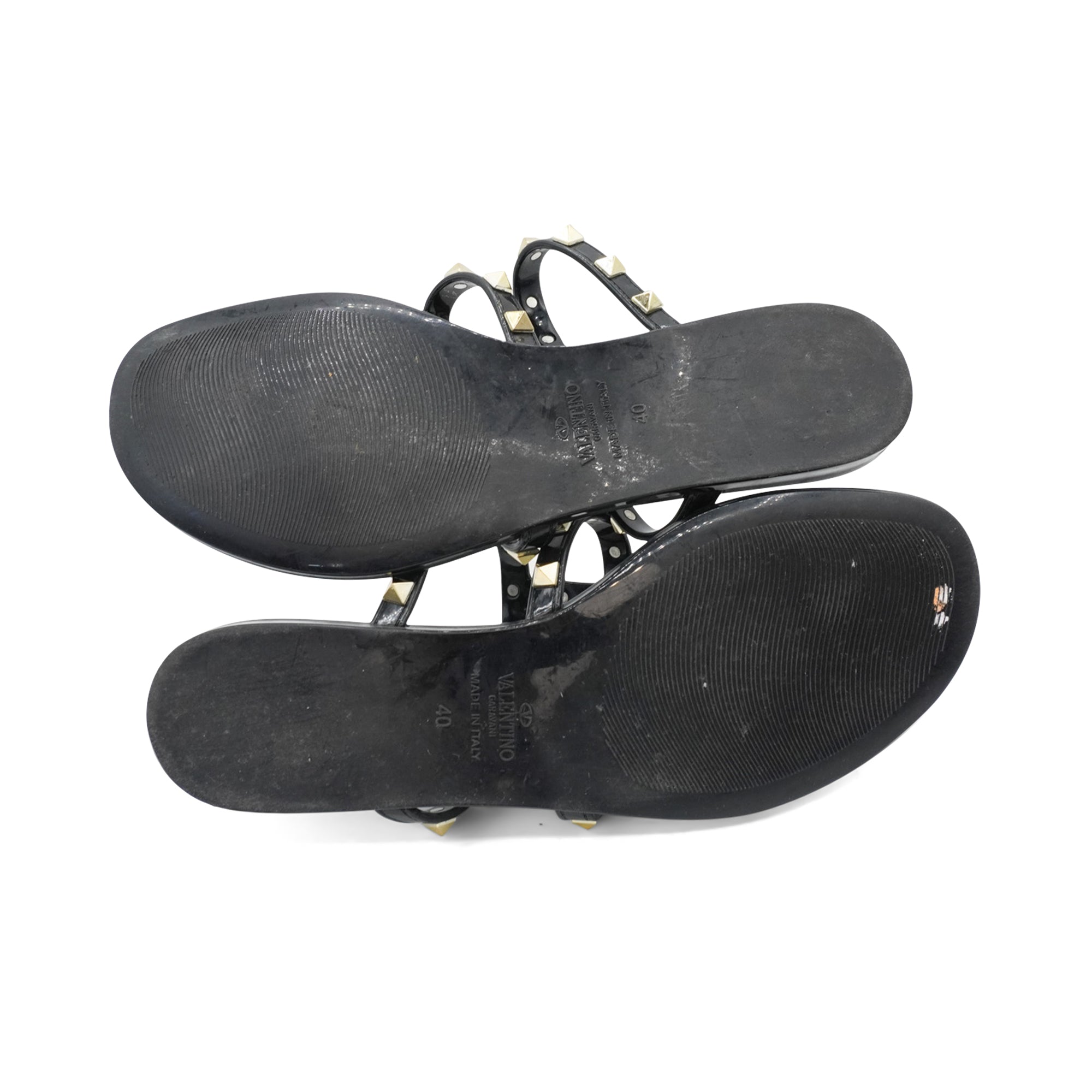 Valentino Rockstud Flip Flops - Women's 40