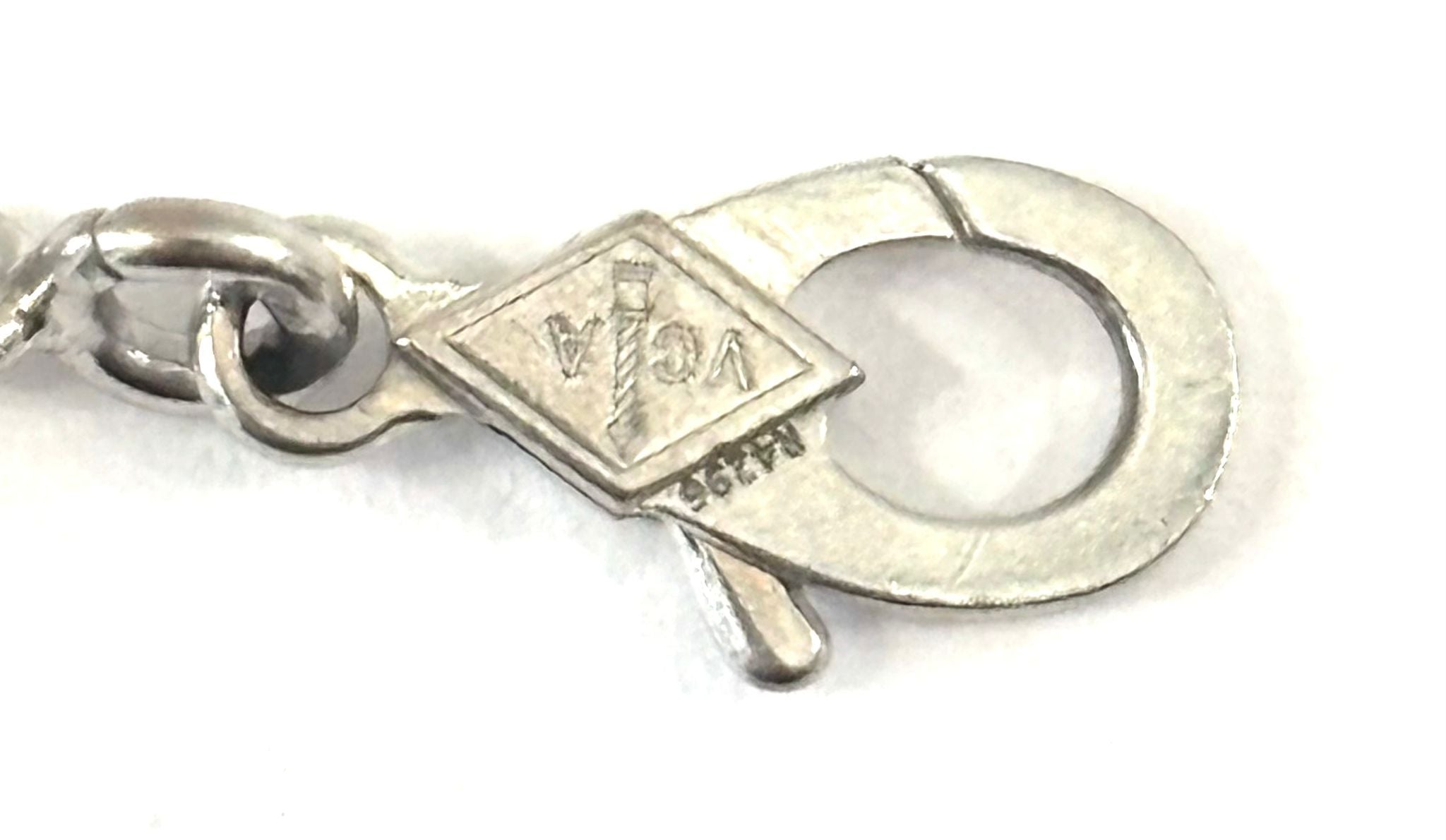 VAN CLEEF & ARPELS 18K WHITE GOLD 5 MOTIFS ALHAMBRA BRACELET
