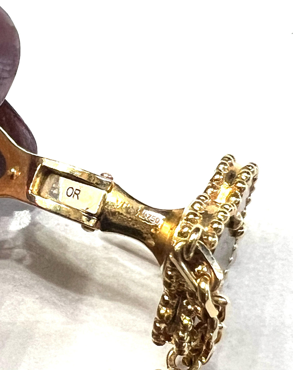 VAN CLEEF & ARPELS MAGIC ALHAMBRA 18K GOLD EARRINGS