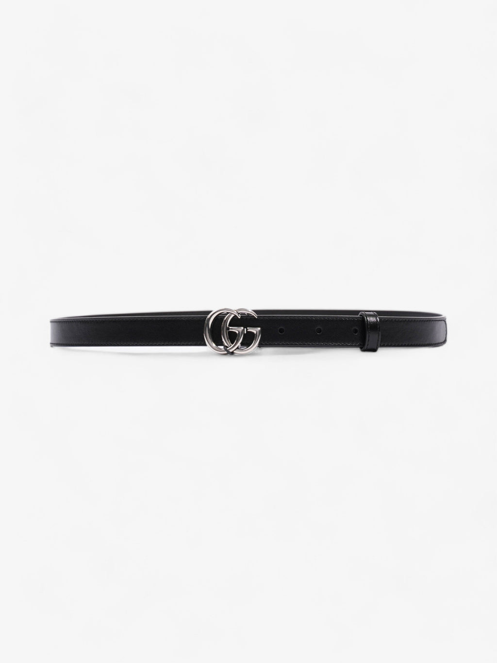 Gucci Gucci Marmont belt Black / Silver Leather 95cm/28"