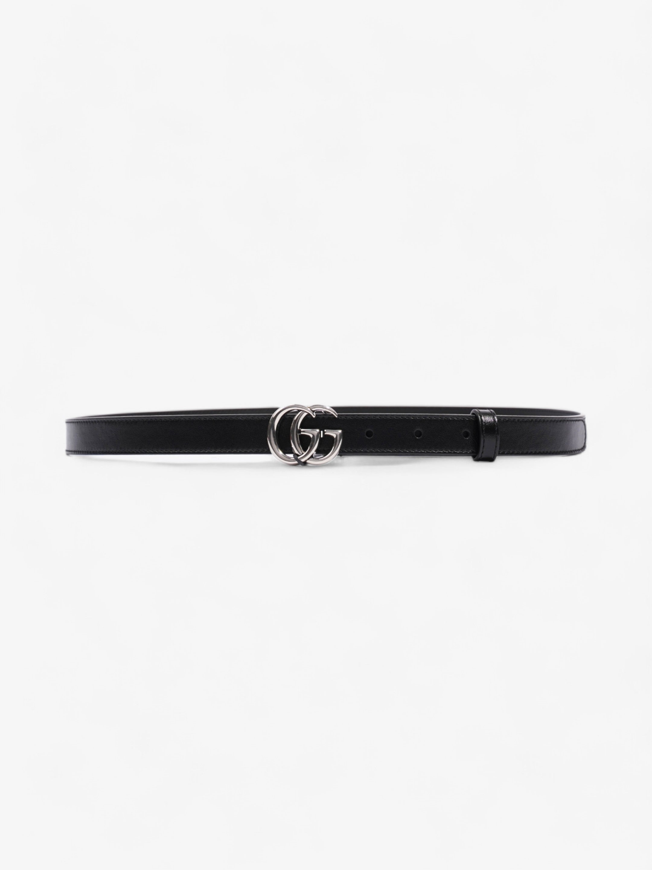 Gucci Gucci Marmont belt Black / Silver Leather 95cm/28"