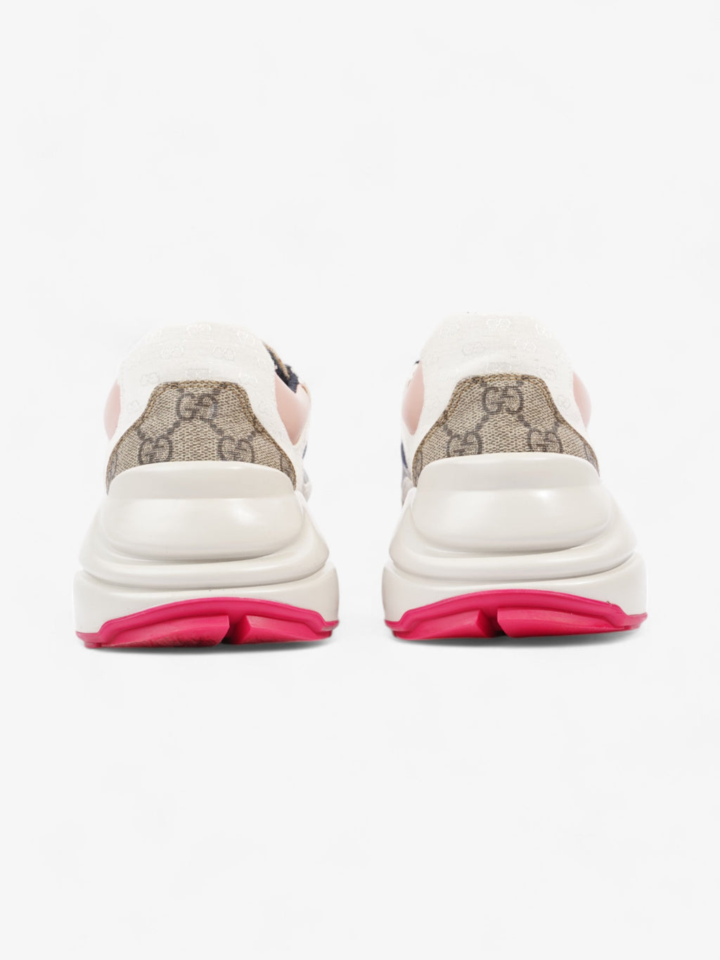 Gucci Rhyton GG Supreme / Navy Blue / Pink Cotton EU 39.5 UK 6.5