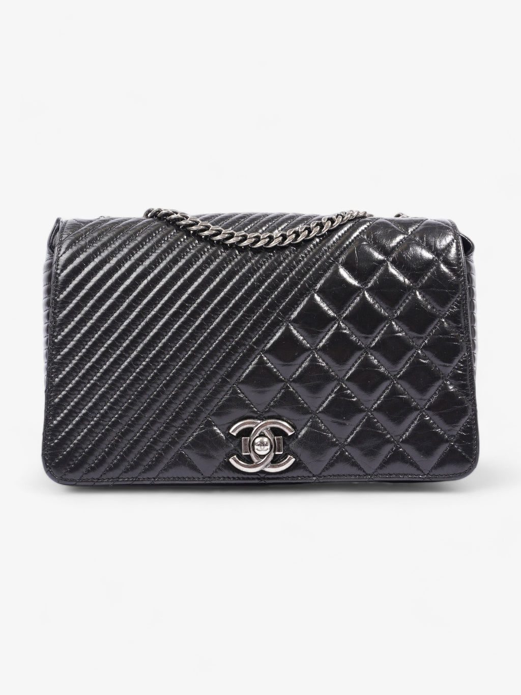 Chanel Coco Boy Flap  Black Lambskin Leather