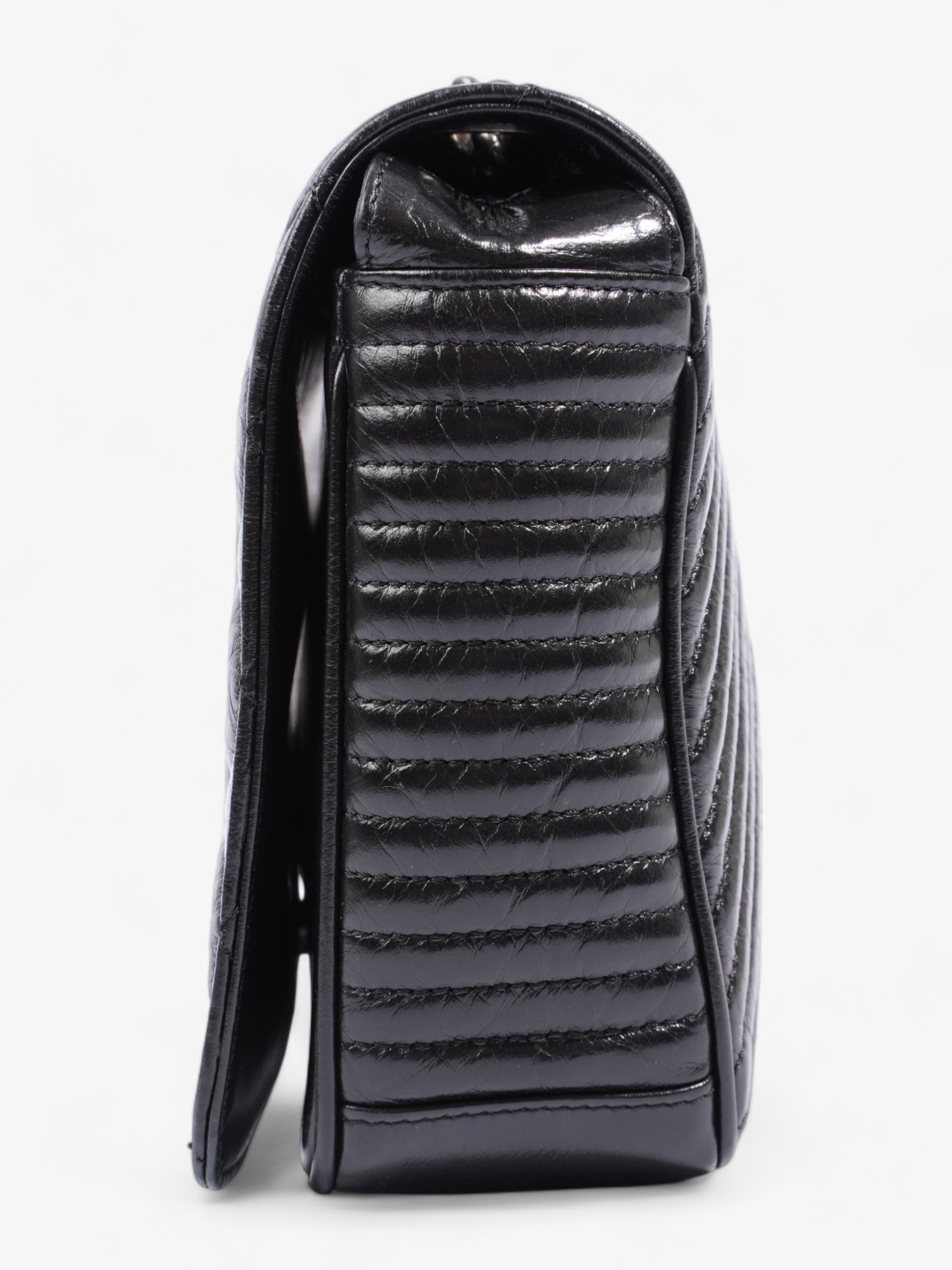 Chanel Coco Boy Flap  Black Lambskin Leather