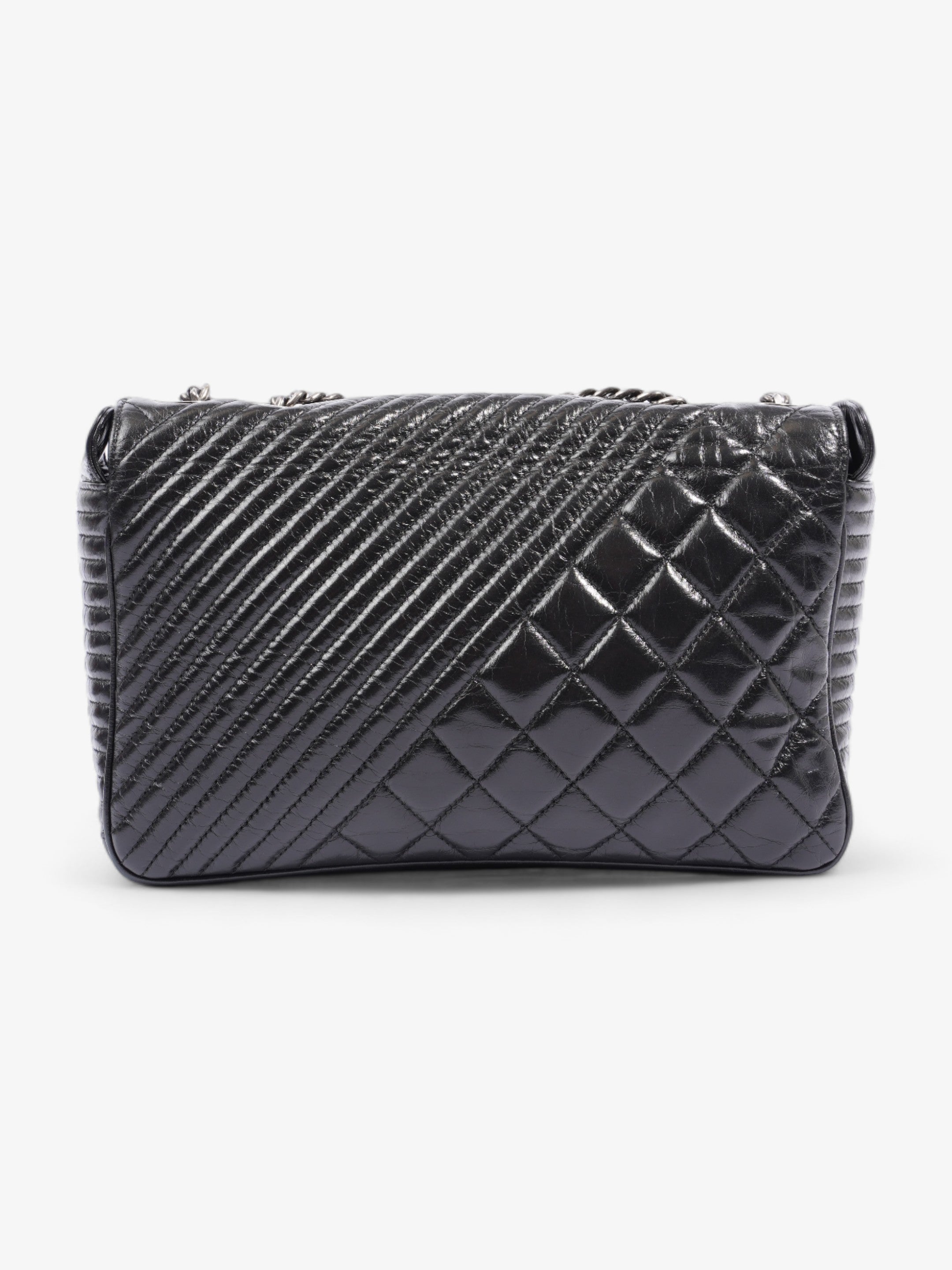 Chanel Coco Boy Flap  Black Lambskin Leather