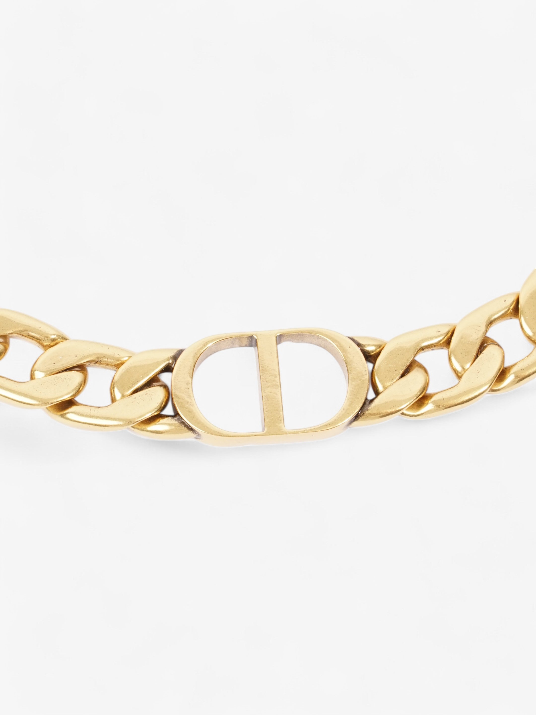Christian Dior 30 Montaigne Choker Gold Base Metal 30cm