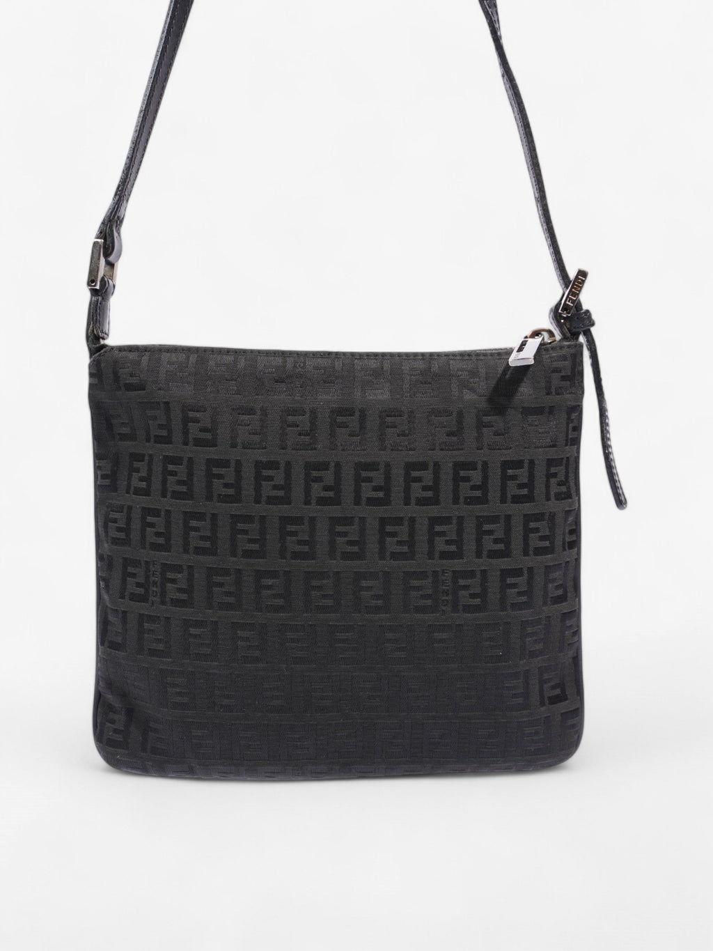 Fendi FF Zucchino Black Canvas