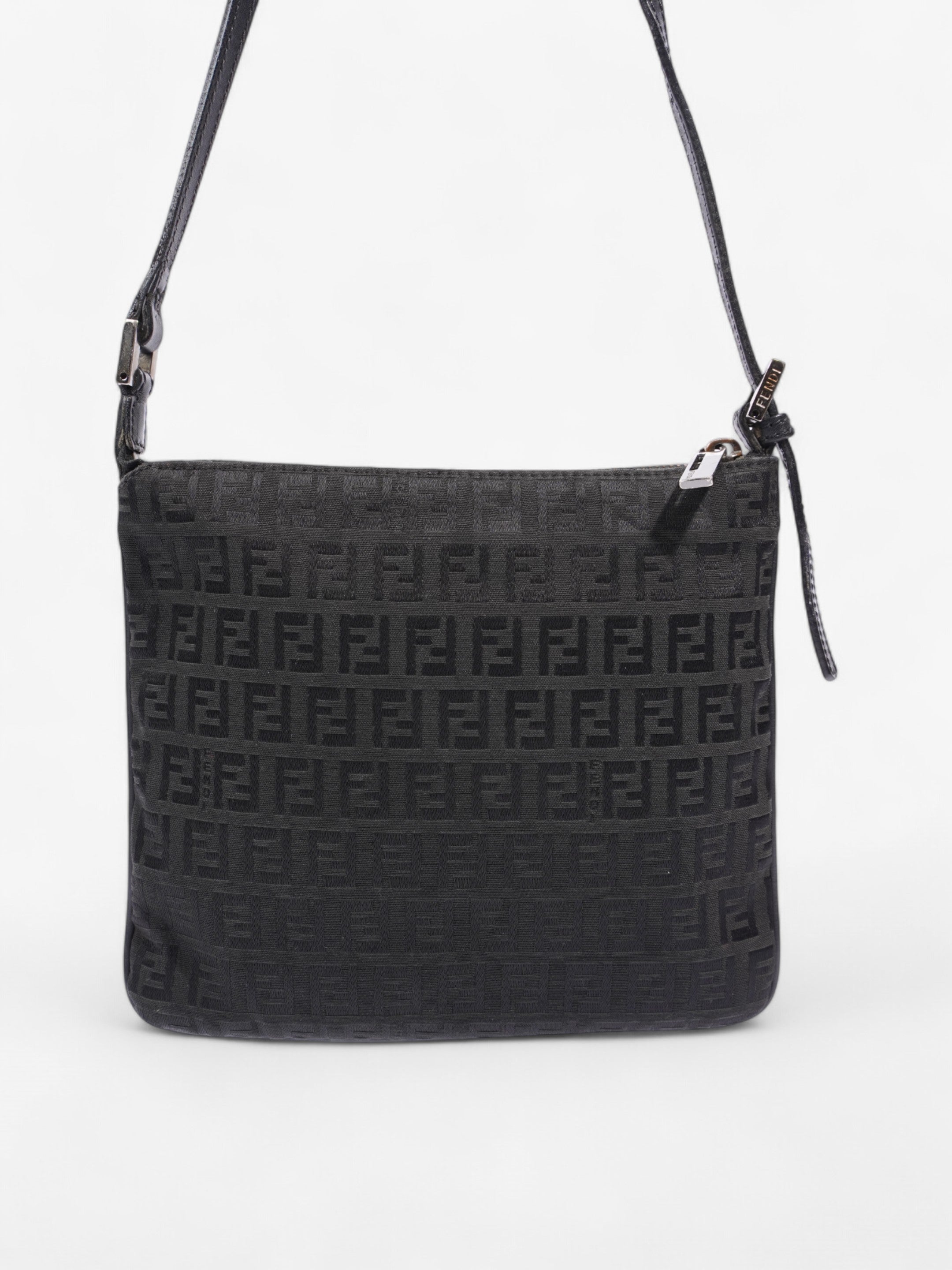 Fendi FF Zucchino Black Canvas
