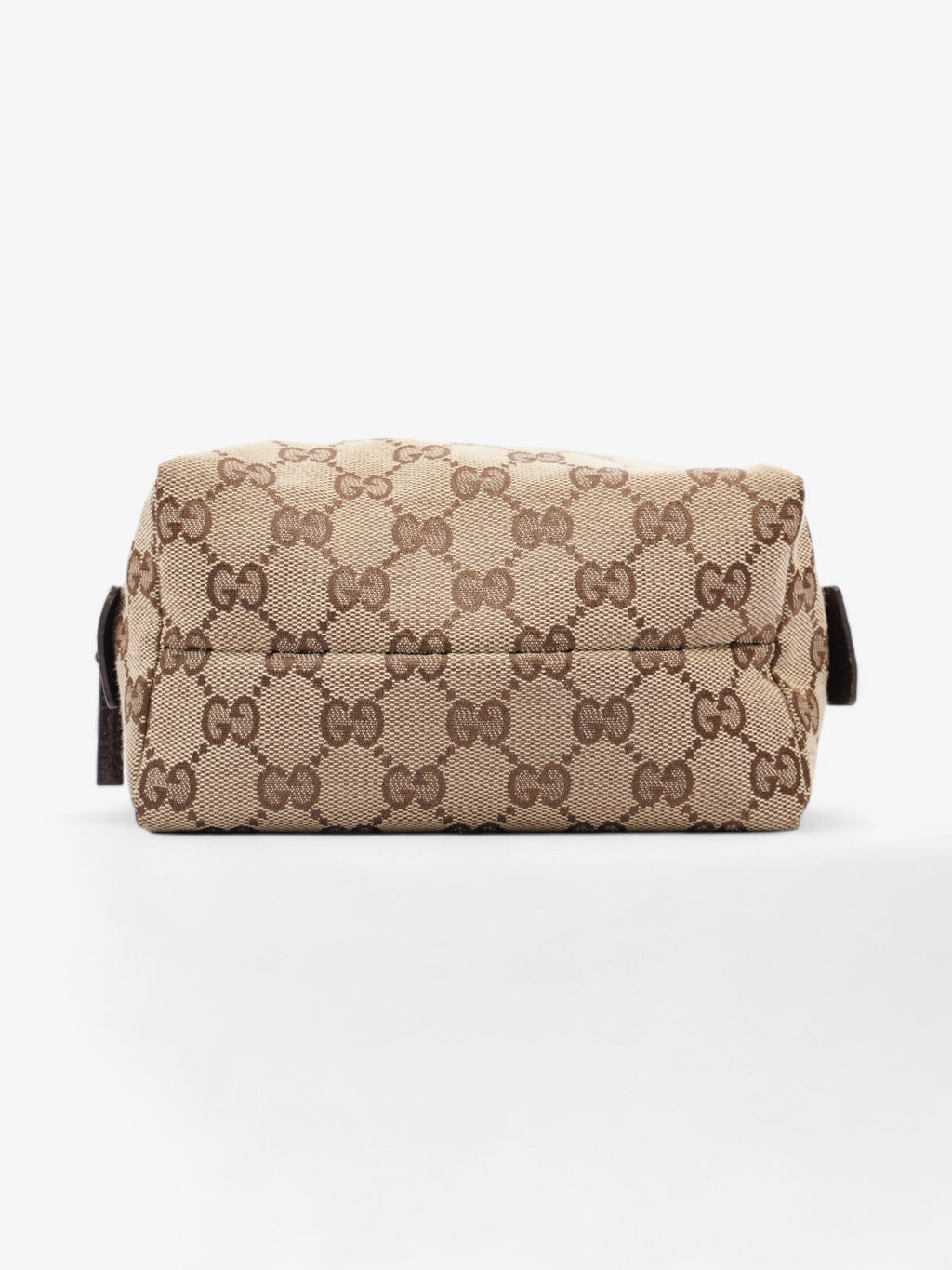 Gucci Cosmetic Pouch Beige And Ebony GG Supreme Canvas