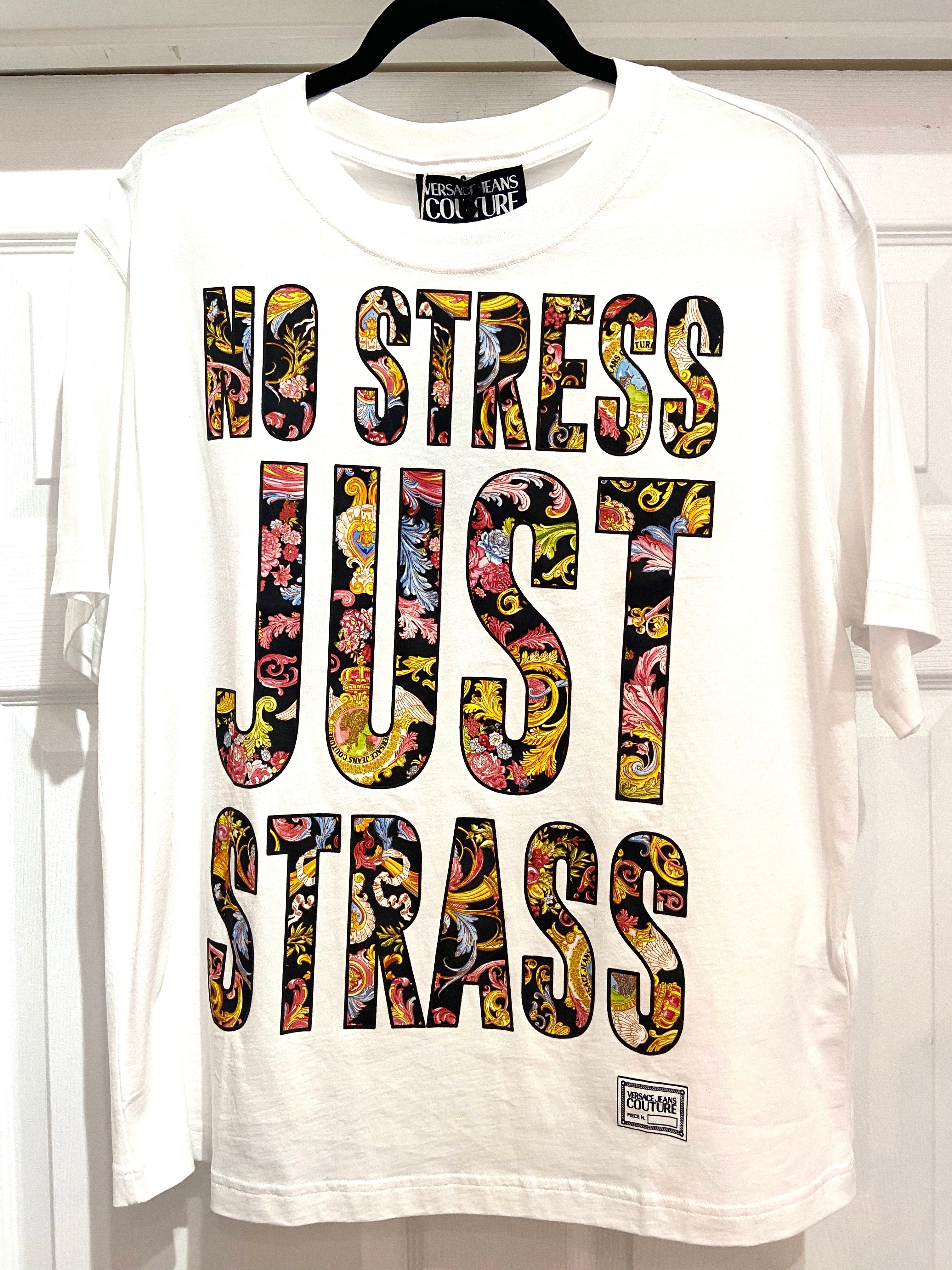 VERSACE JEANS COUTURE OVERSIZED PRINTED T-SHIRT