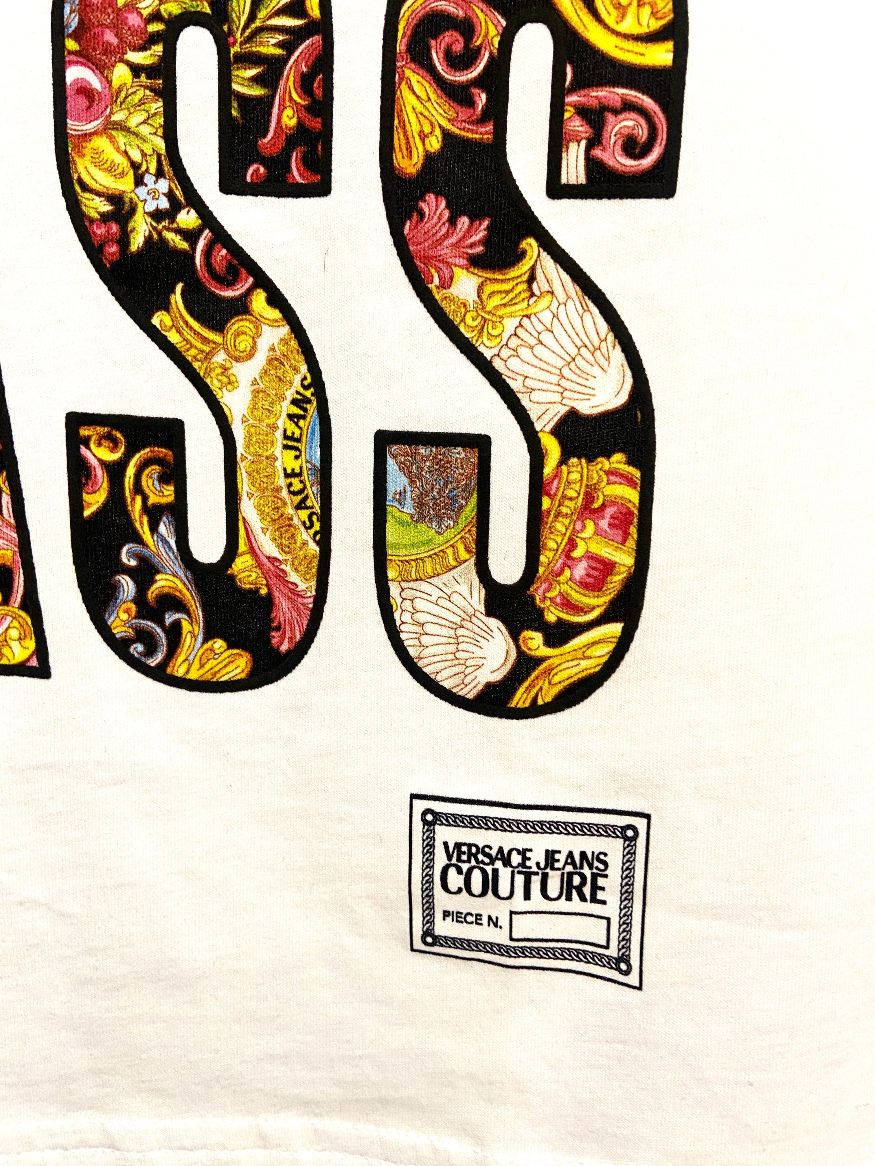 VERSACE JEANS COUTURE OVERSIZED PRINTED T-SHIRT