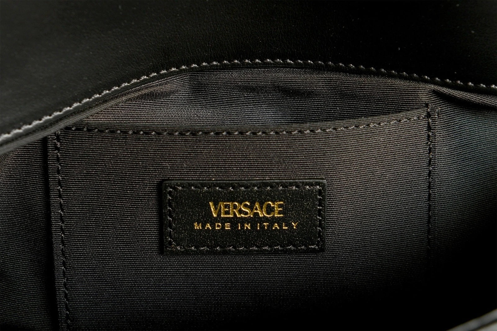 VERSACE LA MEDUSA QUILTED CALFSKIN CROSSBODY BAG