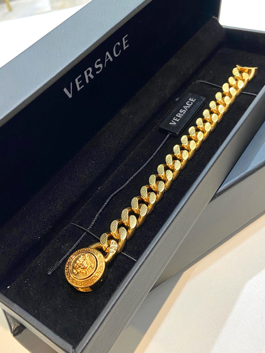 VERSACE MEDUSA CHAIN LINK BRACELET