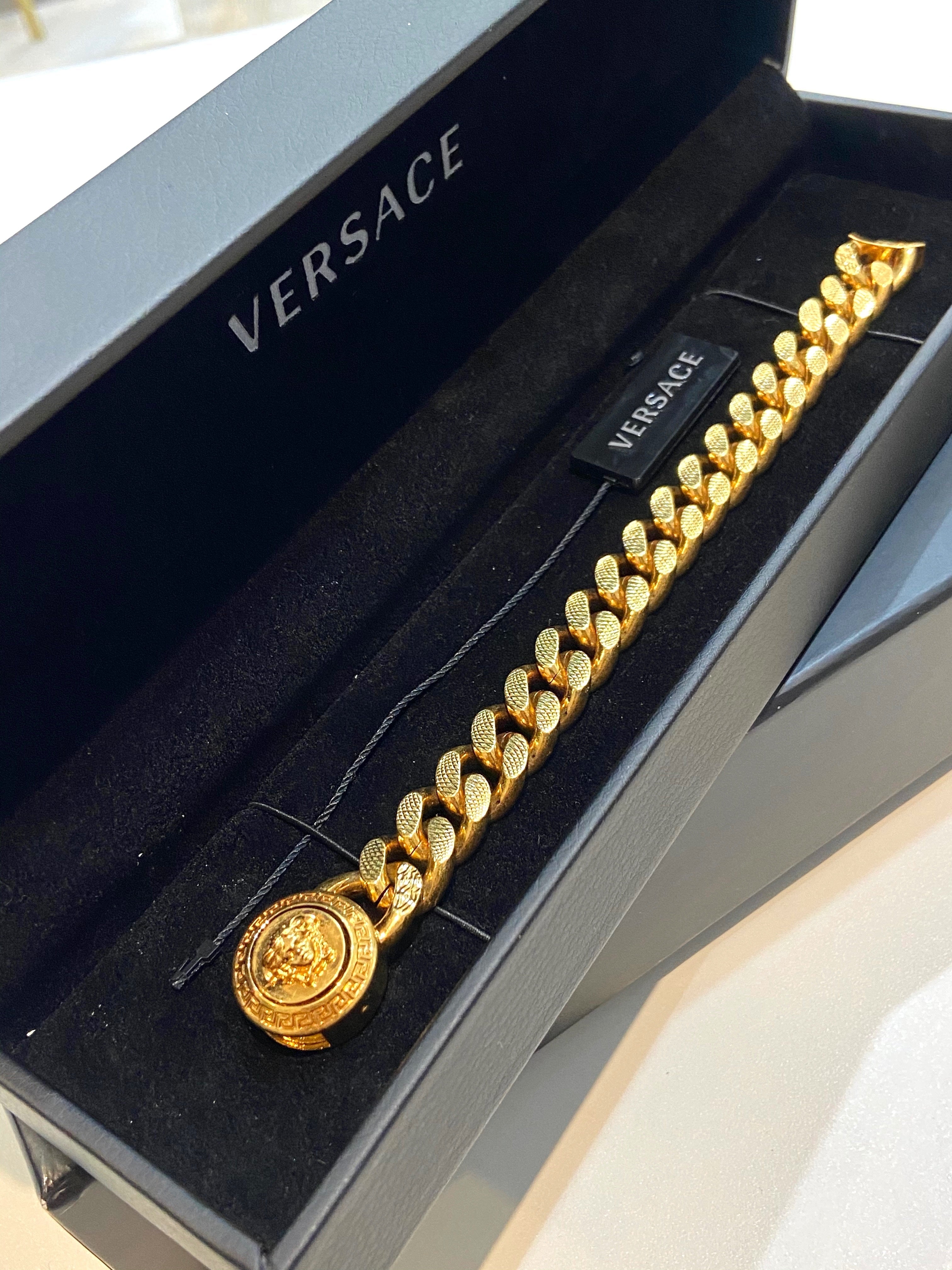 VERSACE MEDUSA CHAIN LINK BRACELET