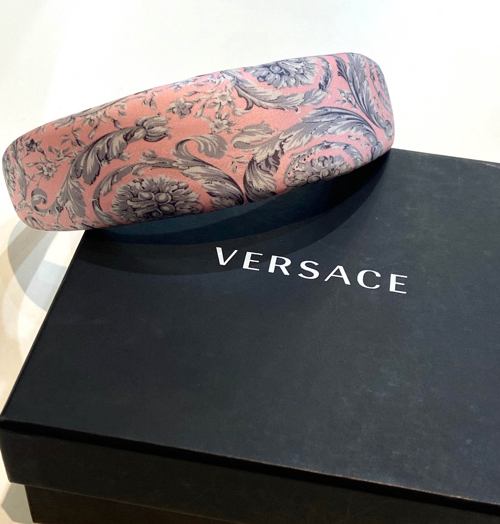 VERSACE BAROQUE FLORAL HEADBAND