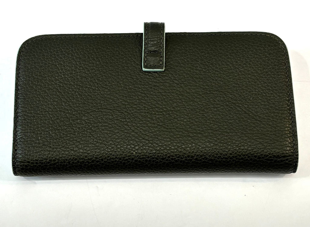 VERSACE BLACK LEATHER MEDUSA WALLET
