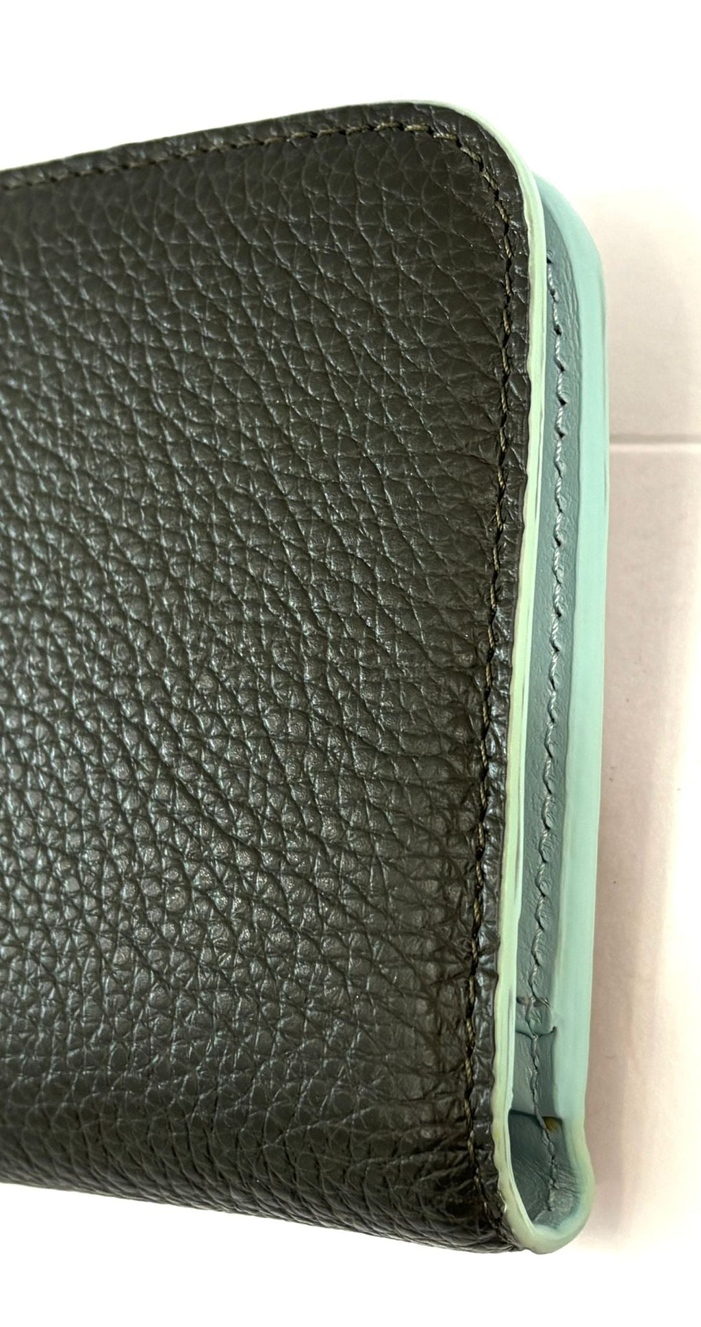 VERSACE BLACK LEATHER MEDUSA WALLET