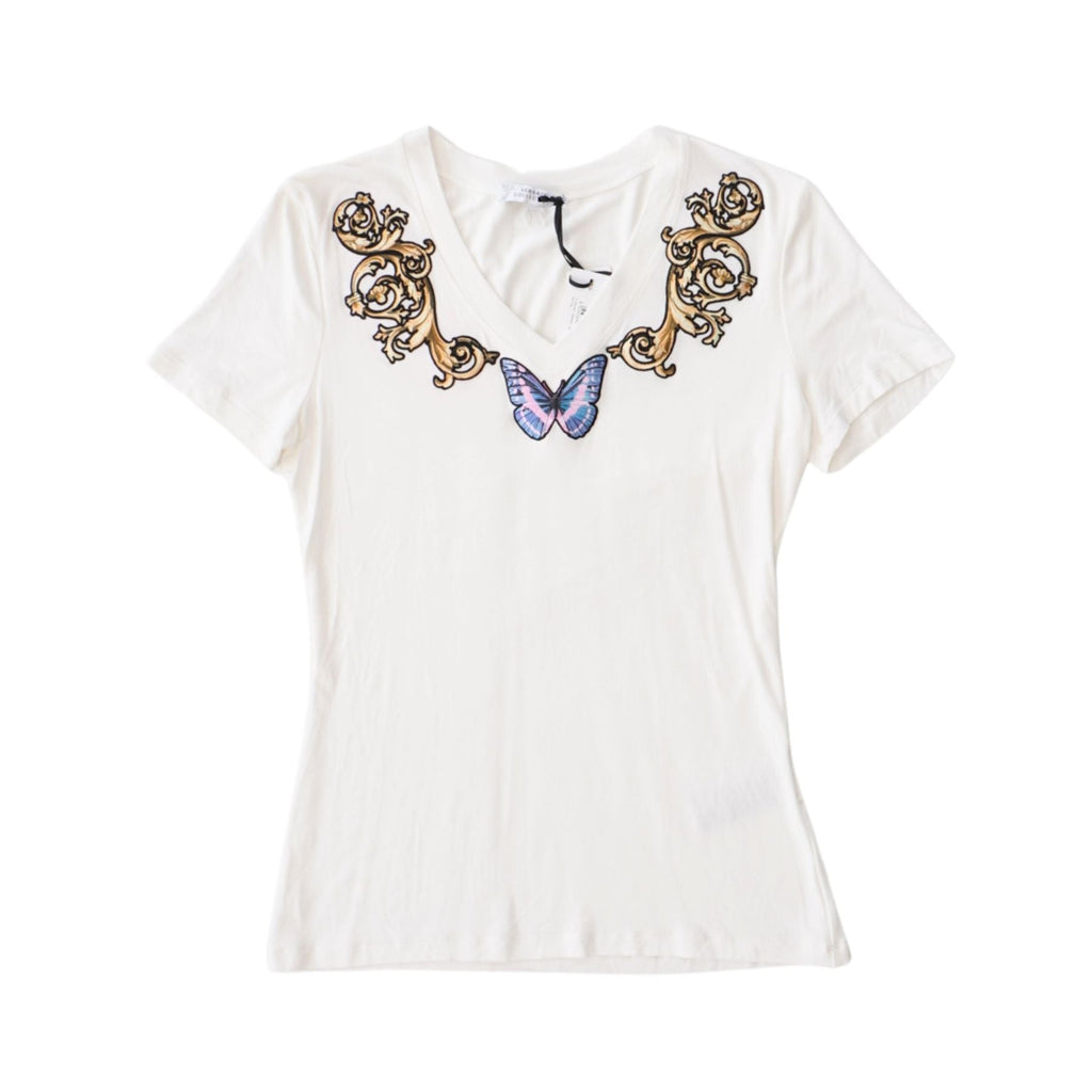 Versace 'Donna' Jersey T-Shirt - Women's 6
