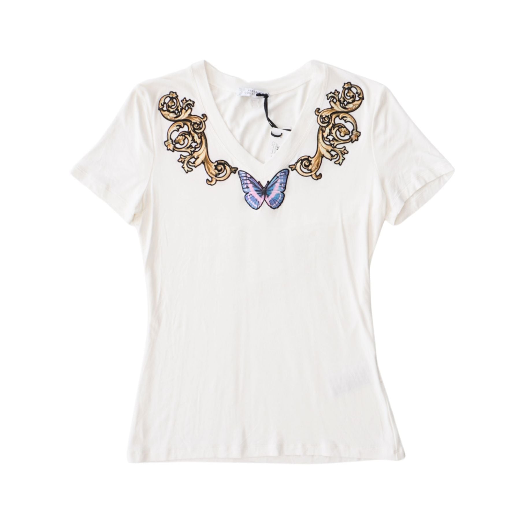 Versace 'Donna' Jersey T-Shirt - Women's 6