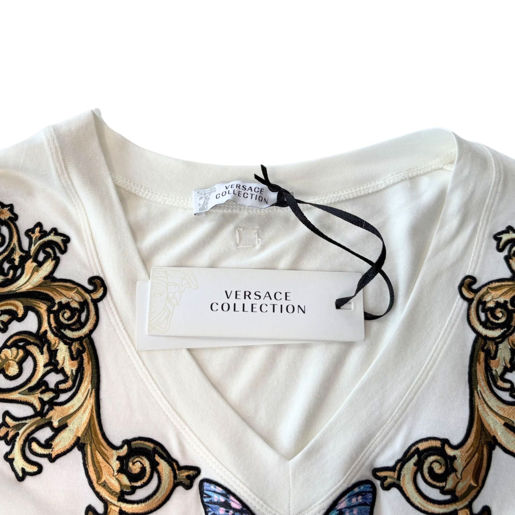 Versace 'Donna' Jersey T-Shirt - Women's 6