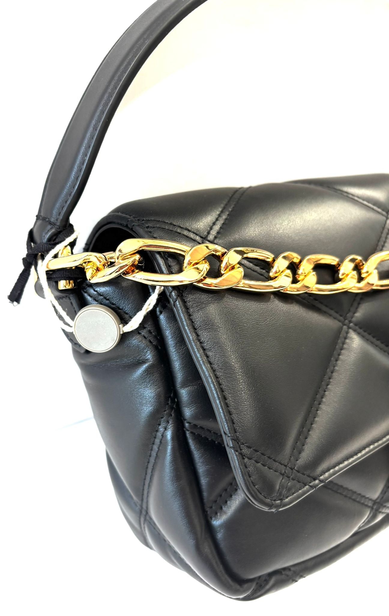 VERSACE LA MEDUSA QUILTED CALFSKIN CROSSBODY BAG