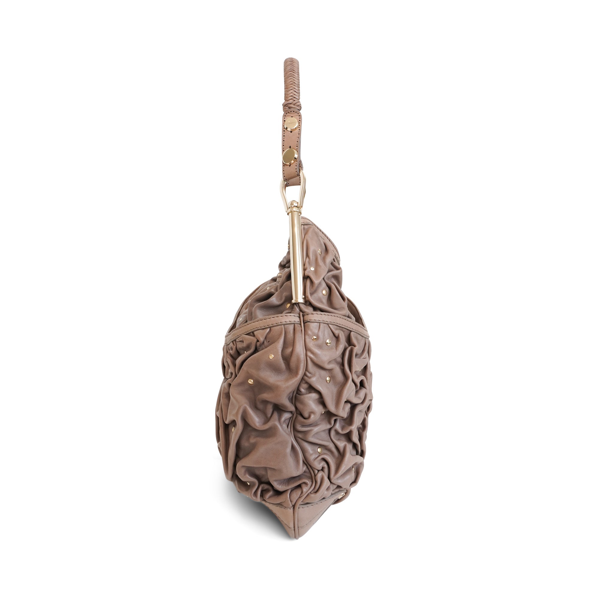 Versace Ruched Shoulder Bag