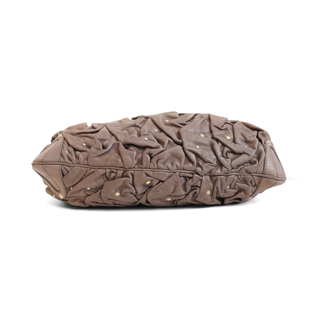 Versace Ruched Shoulder Bag