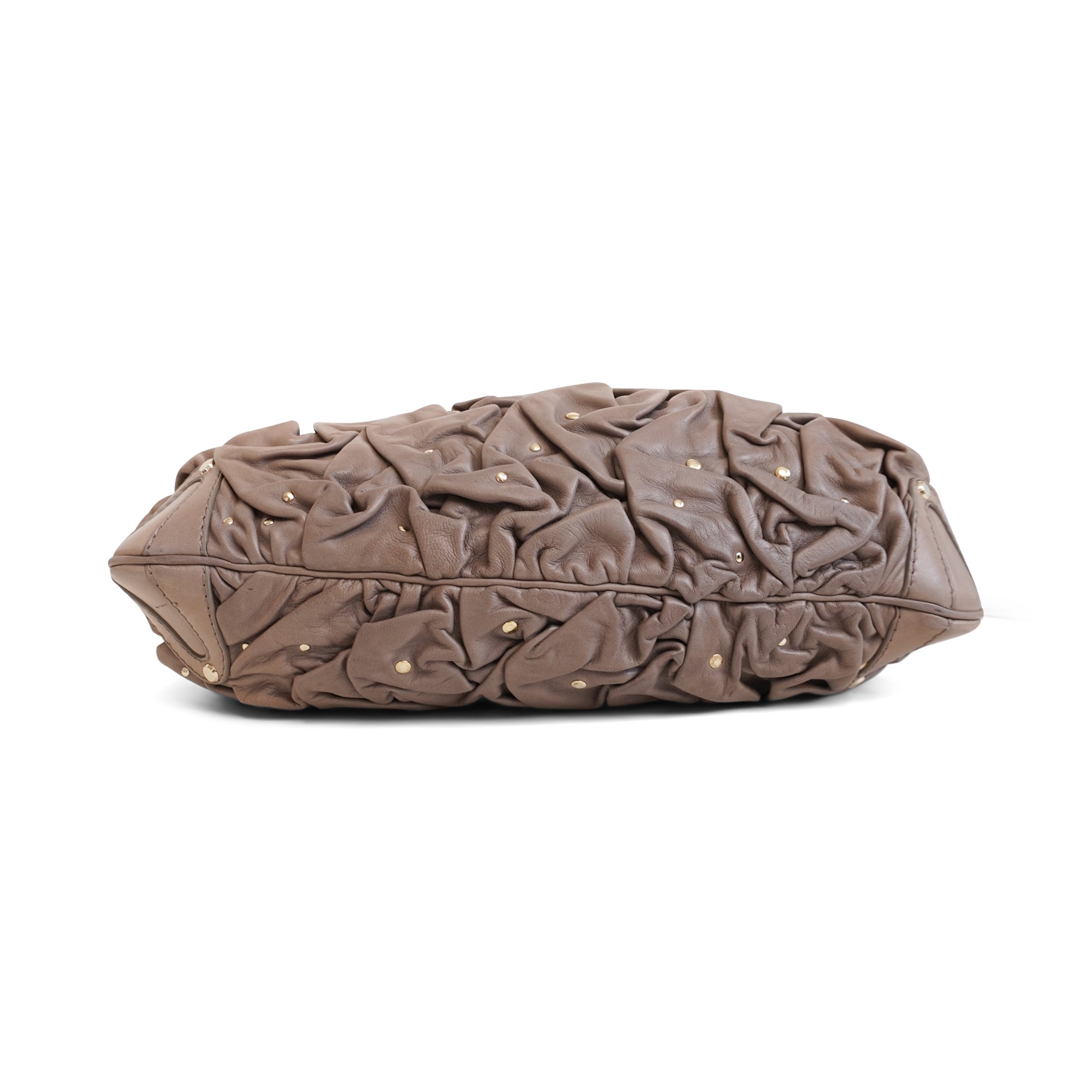 Versace Ruched Shoulder Bag