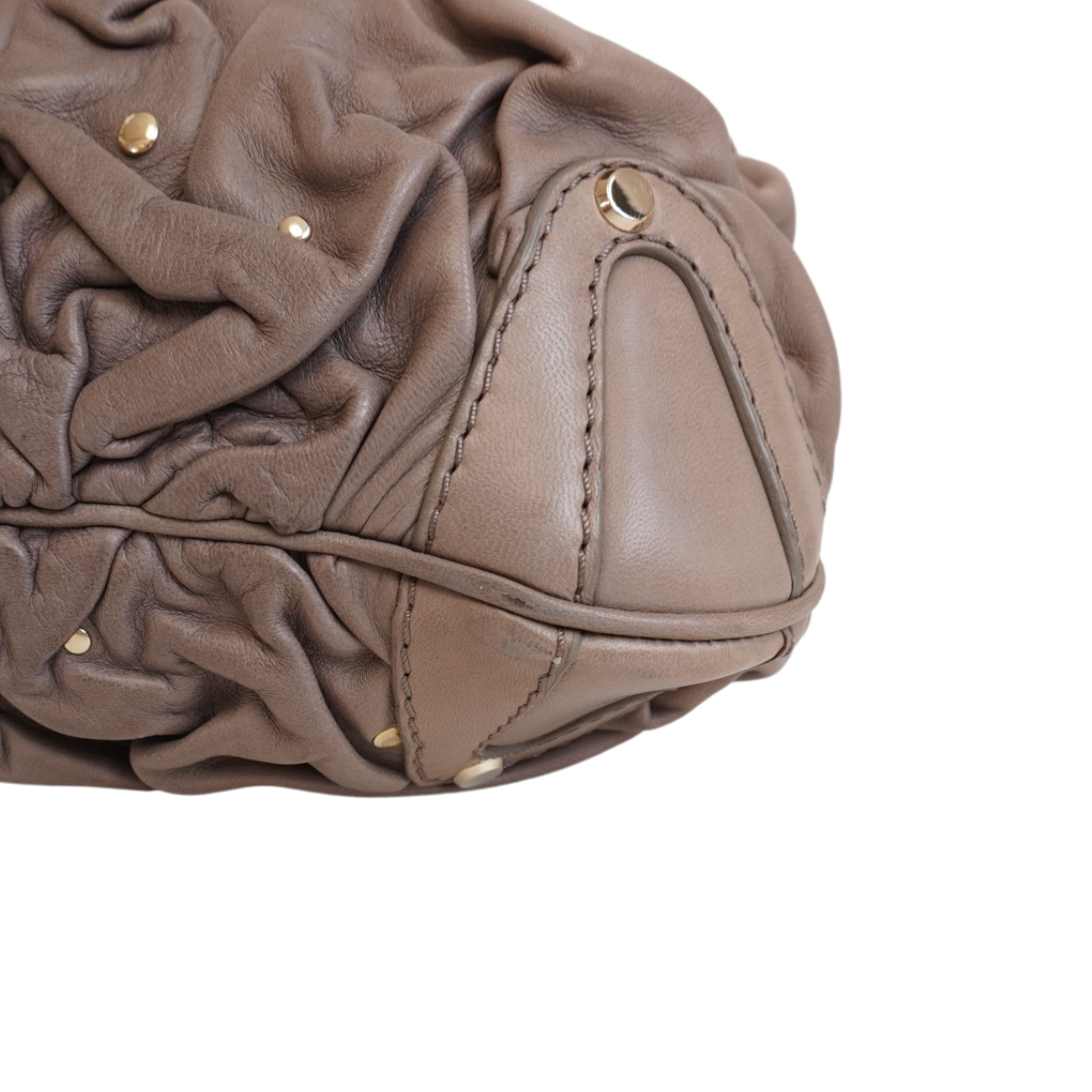 Versace Ruched Shoulder Bag
