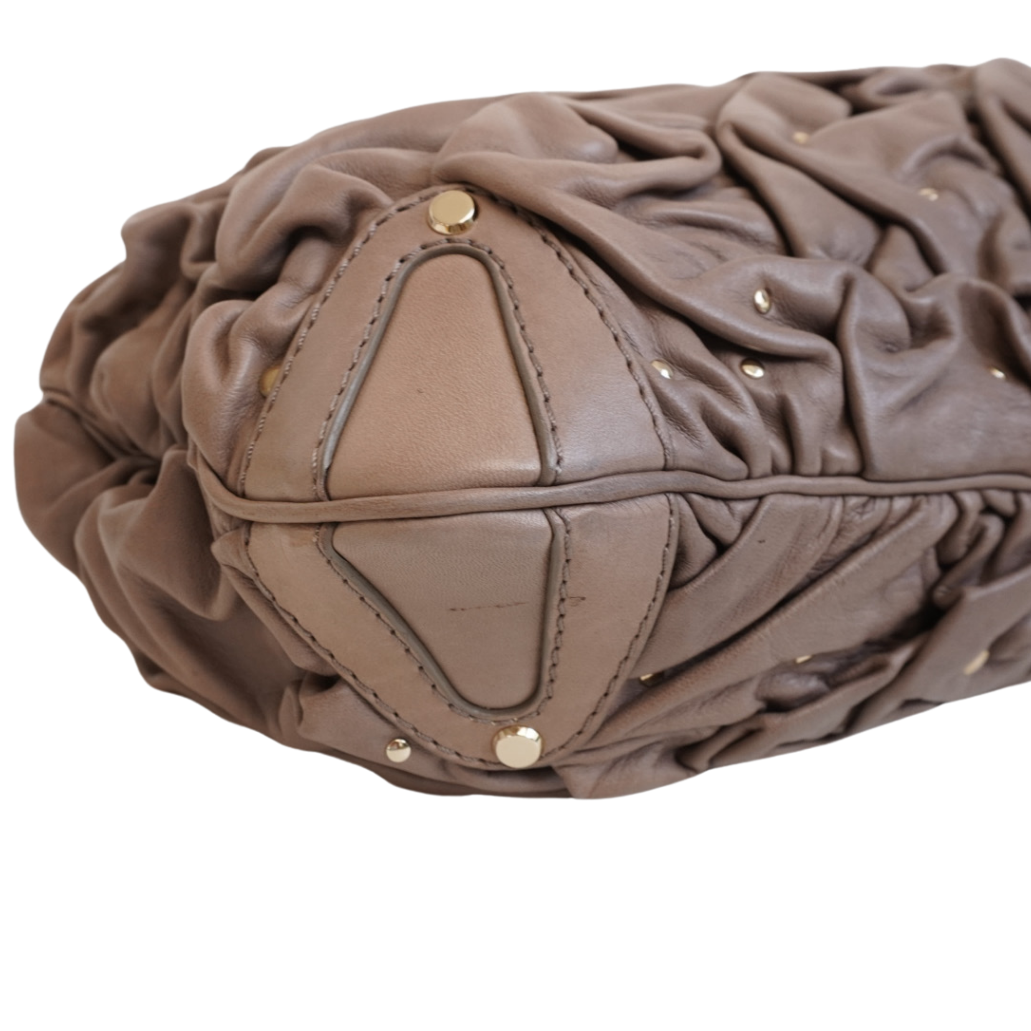 Versace Ruched Shoulder Bag