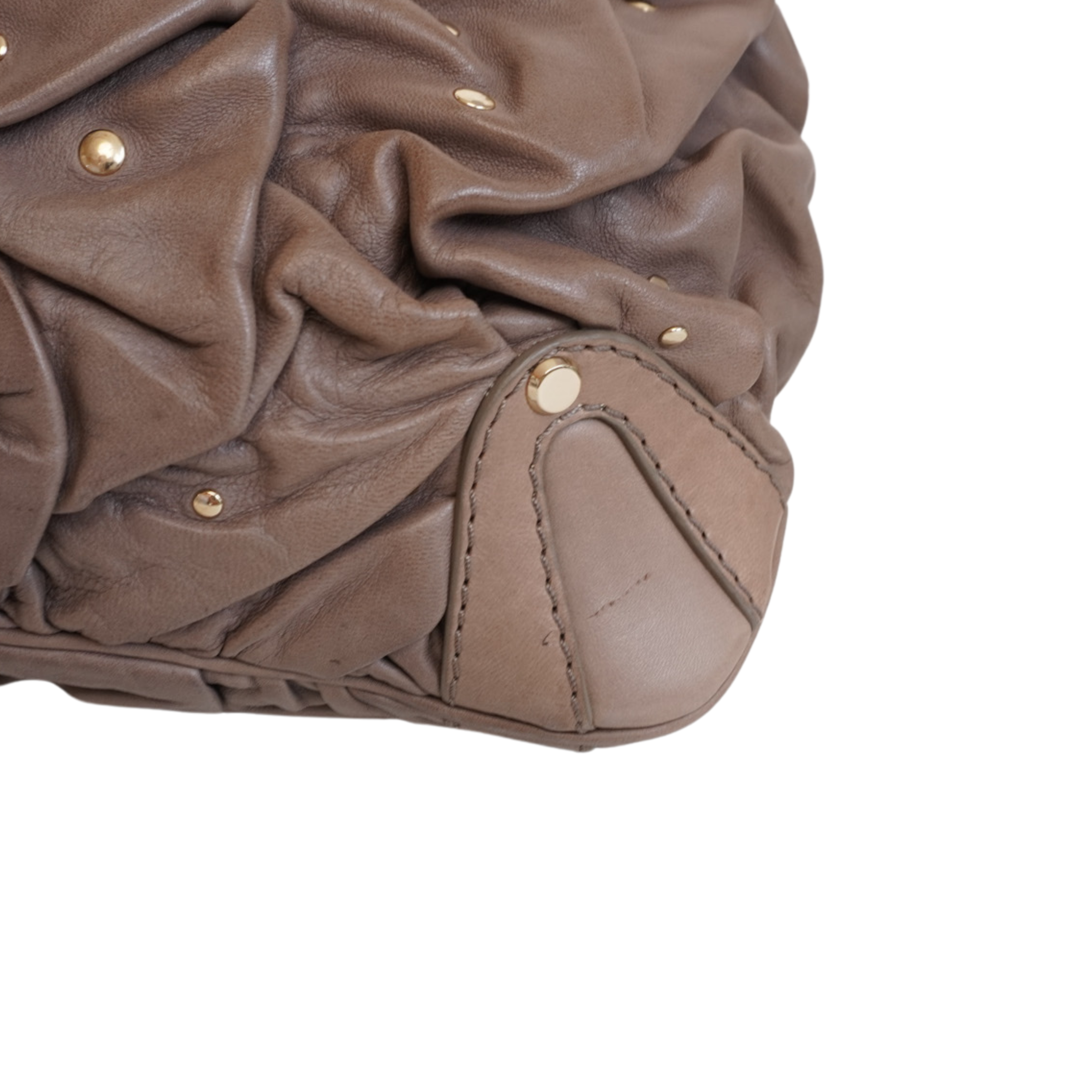 Versace Ruched Shoulder Bag