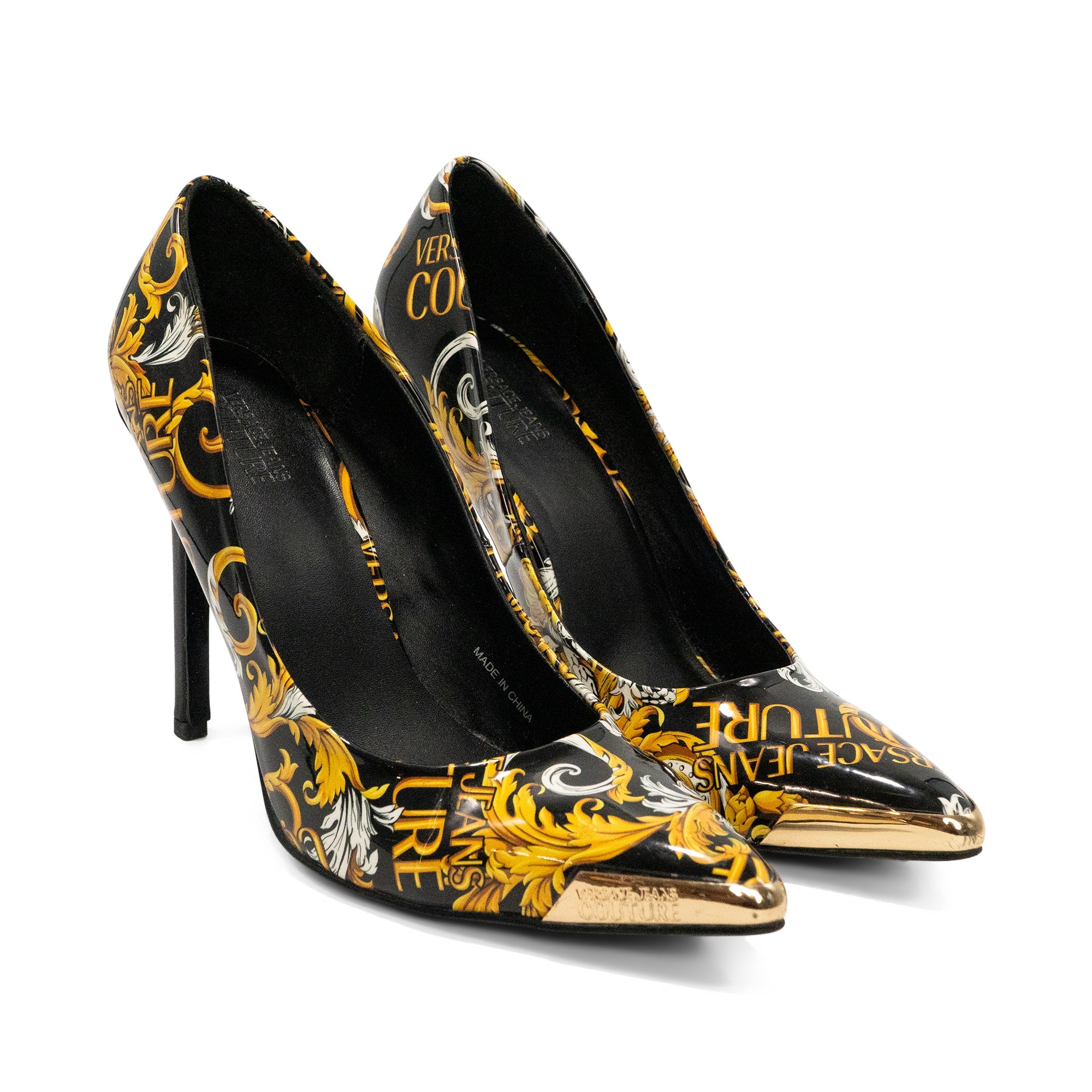 Versace Jeans Couture Baroque Heels - Women's 40