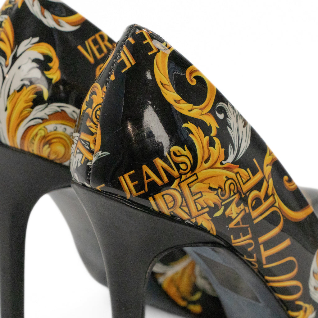 Versace Jeans Couture Baroque Heels - Women's 40