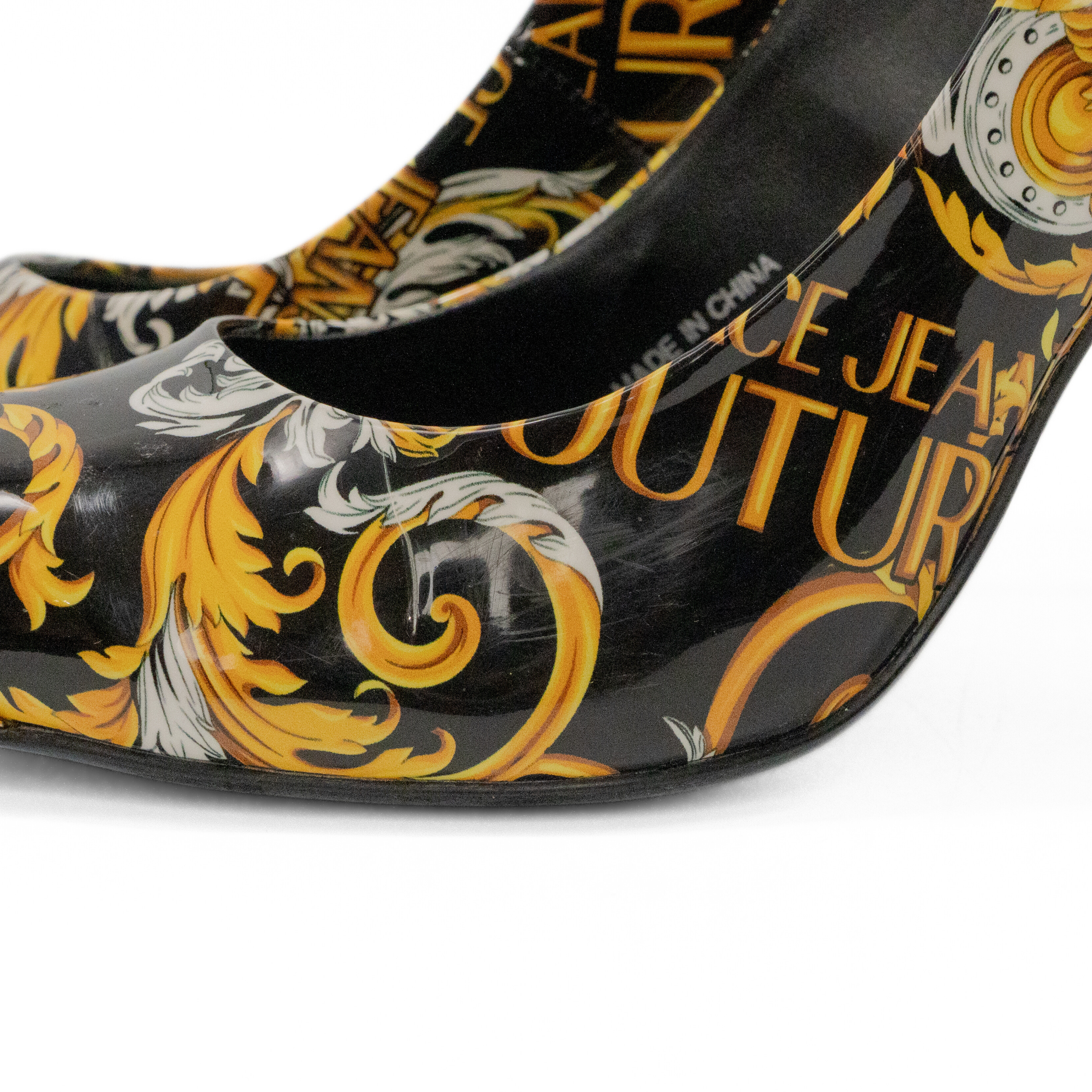 Versace Jeans Couture Baroque Heels - Women's 40
