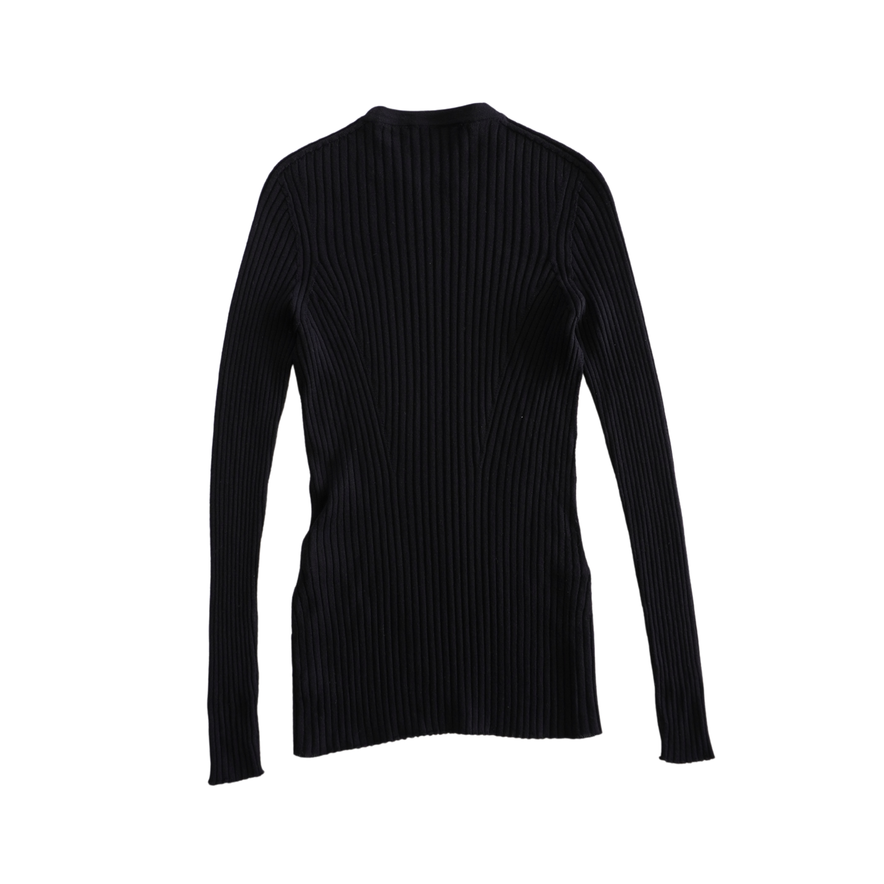 Versace Ribbed Wool Top - Women's 38