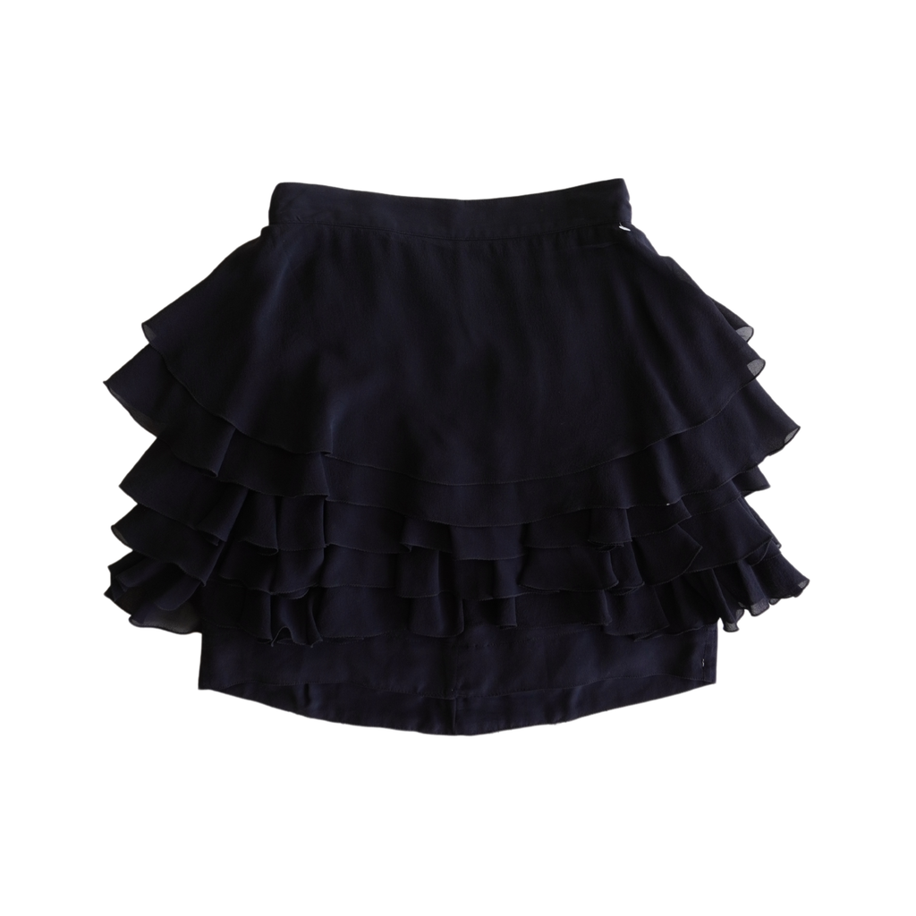 Gianni Versace Ruffle Mini Skirt - Women's 42