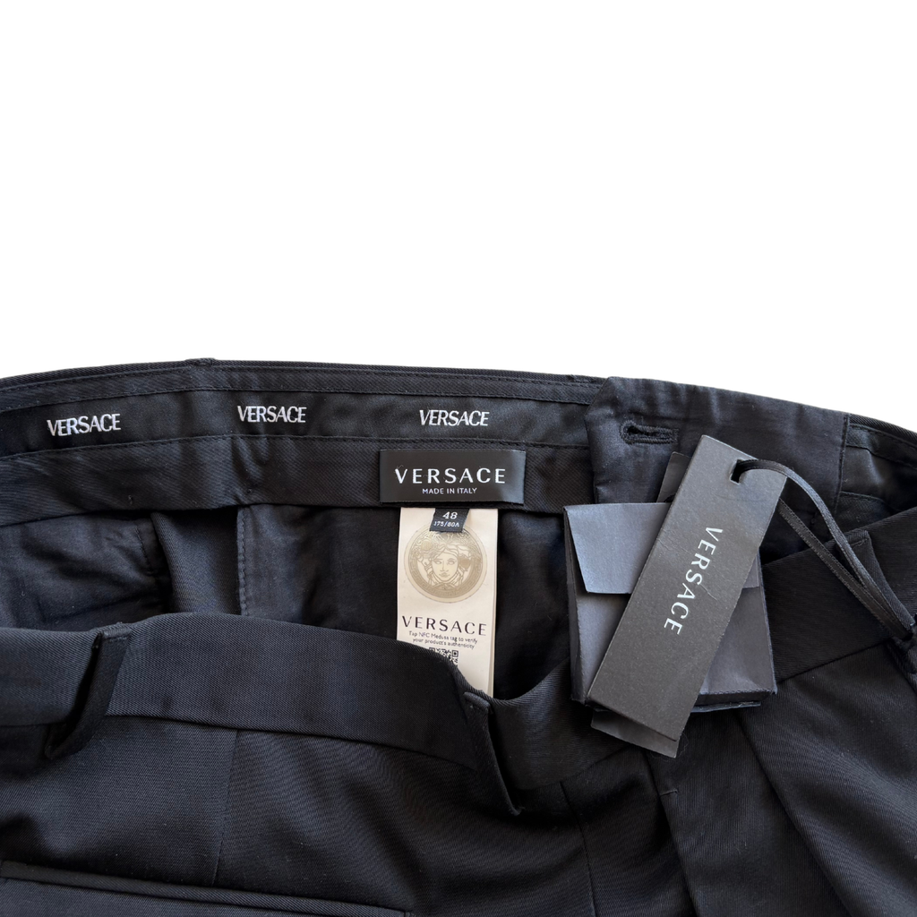 Versace Wide-Leg Trousers - Men's 48