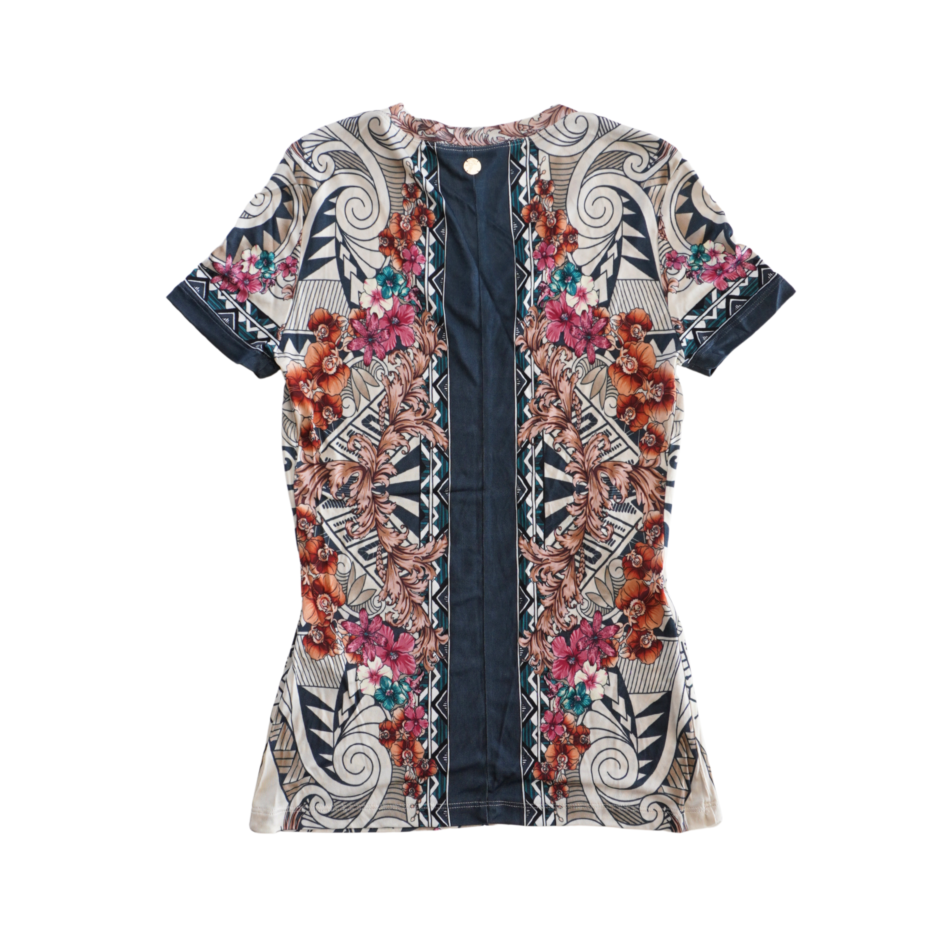 Versace 'Baroque' Graphic T-Shirt - Women's 42