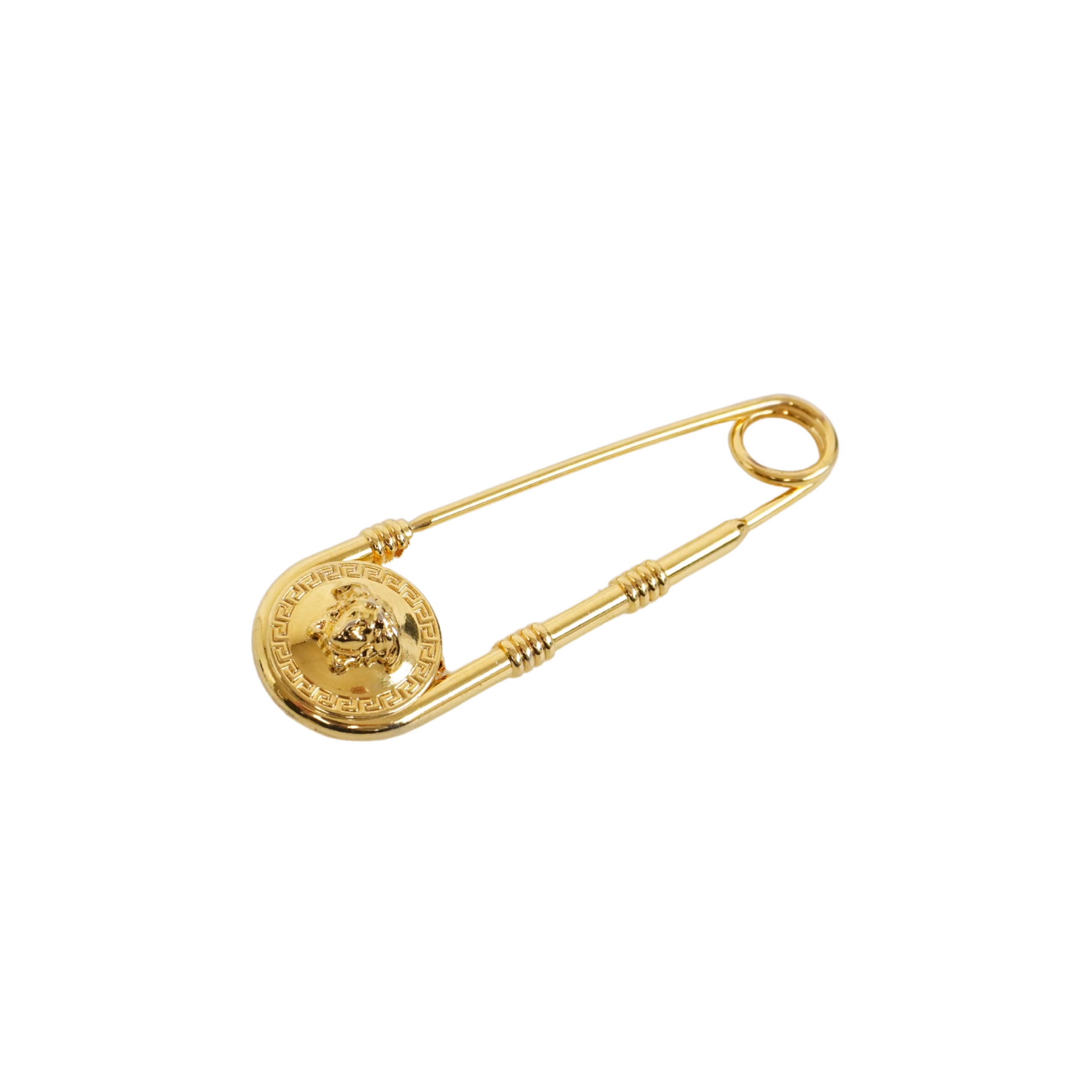 Versace Medusa Safety Pin Brooch