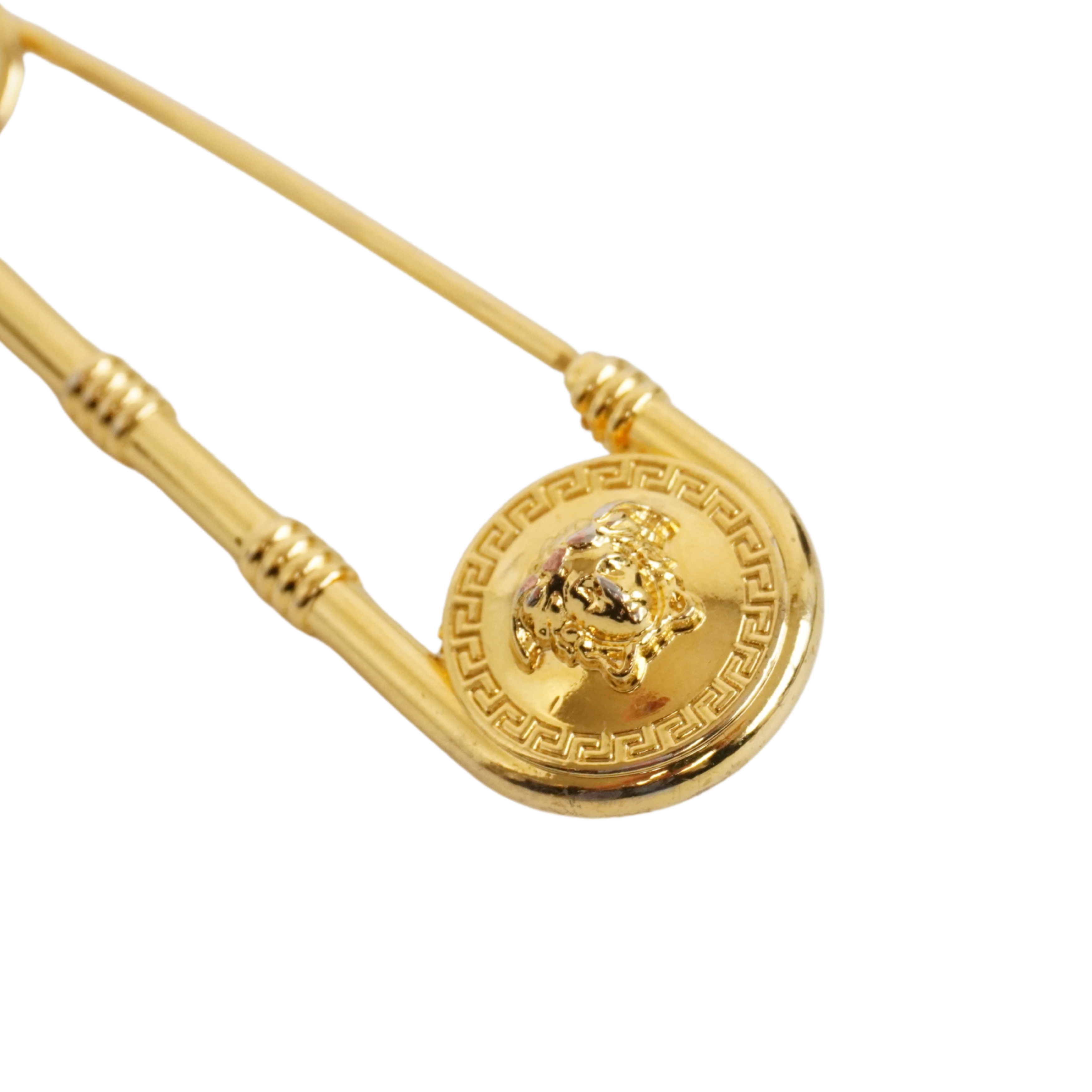 Versace Medusa Safety Pin Brooch