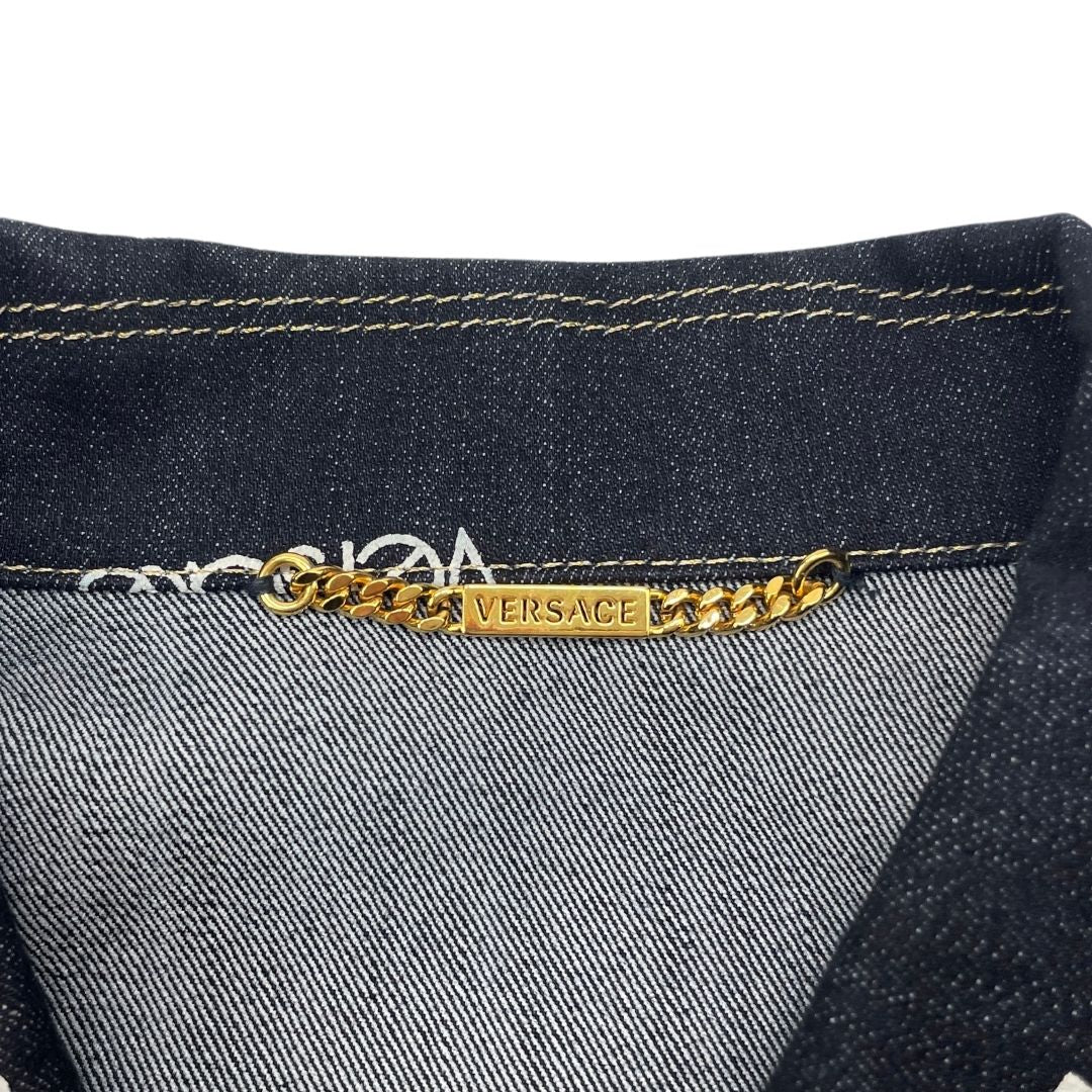 Versace Monogram Denim Jacket - Men's 50